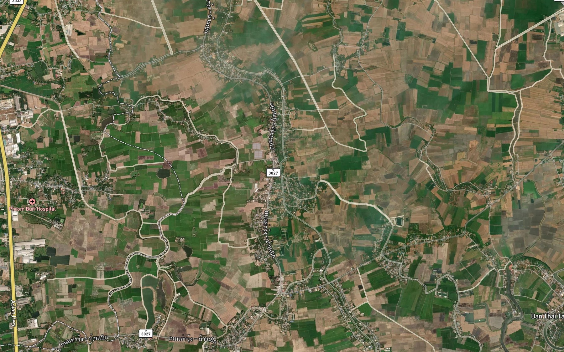 Satellite map of the Khlong Paet Sai