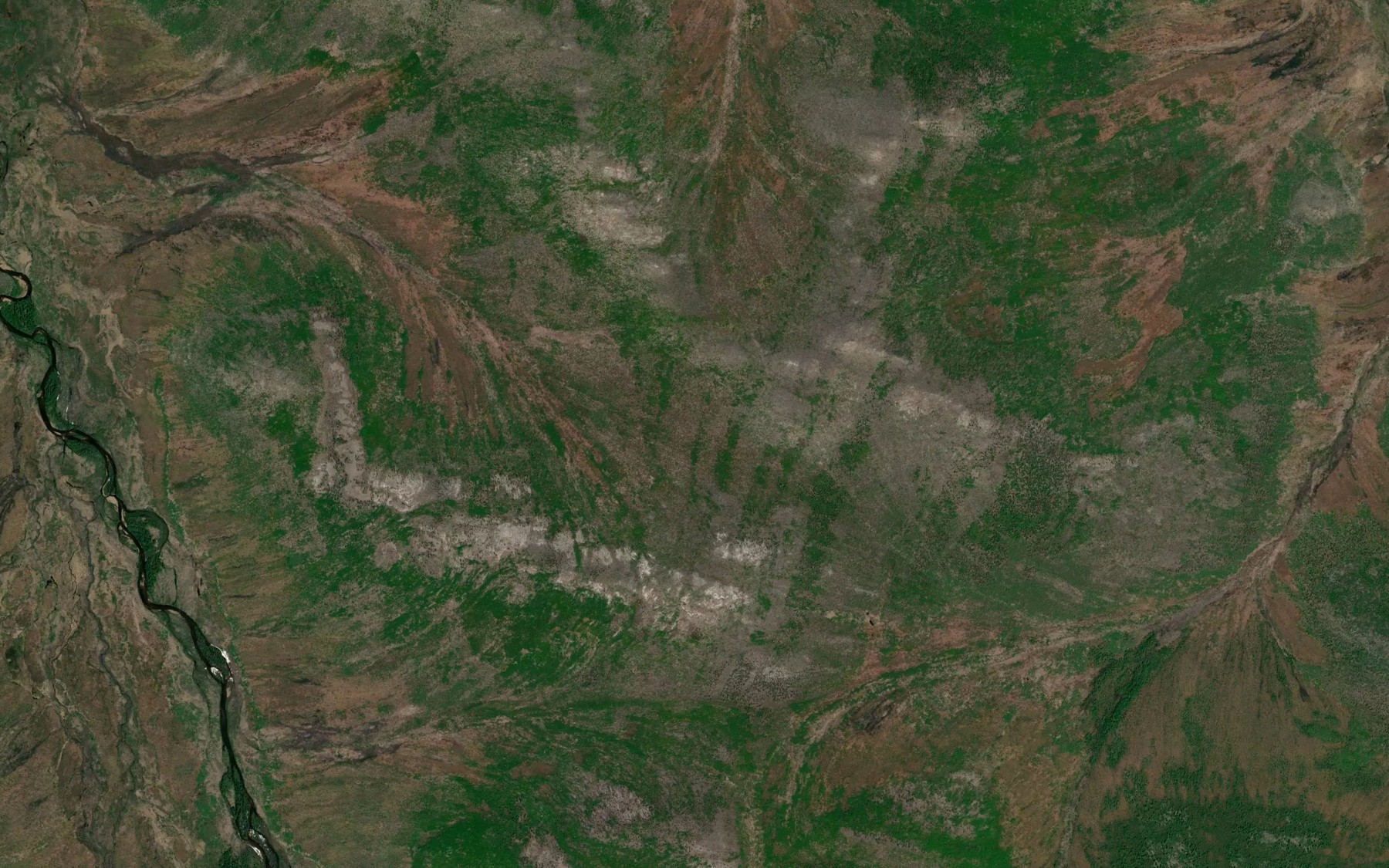 Satellite map of the Utanakh