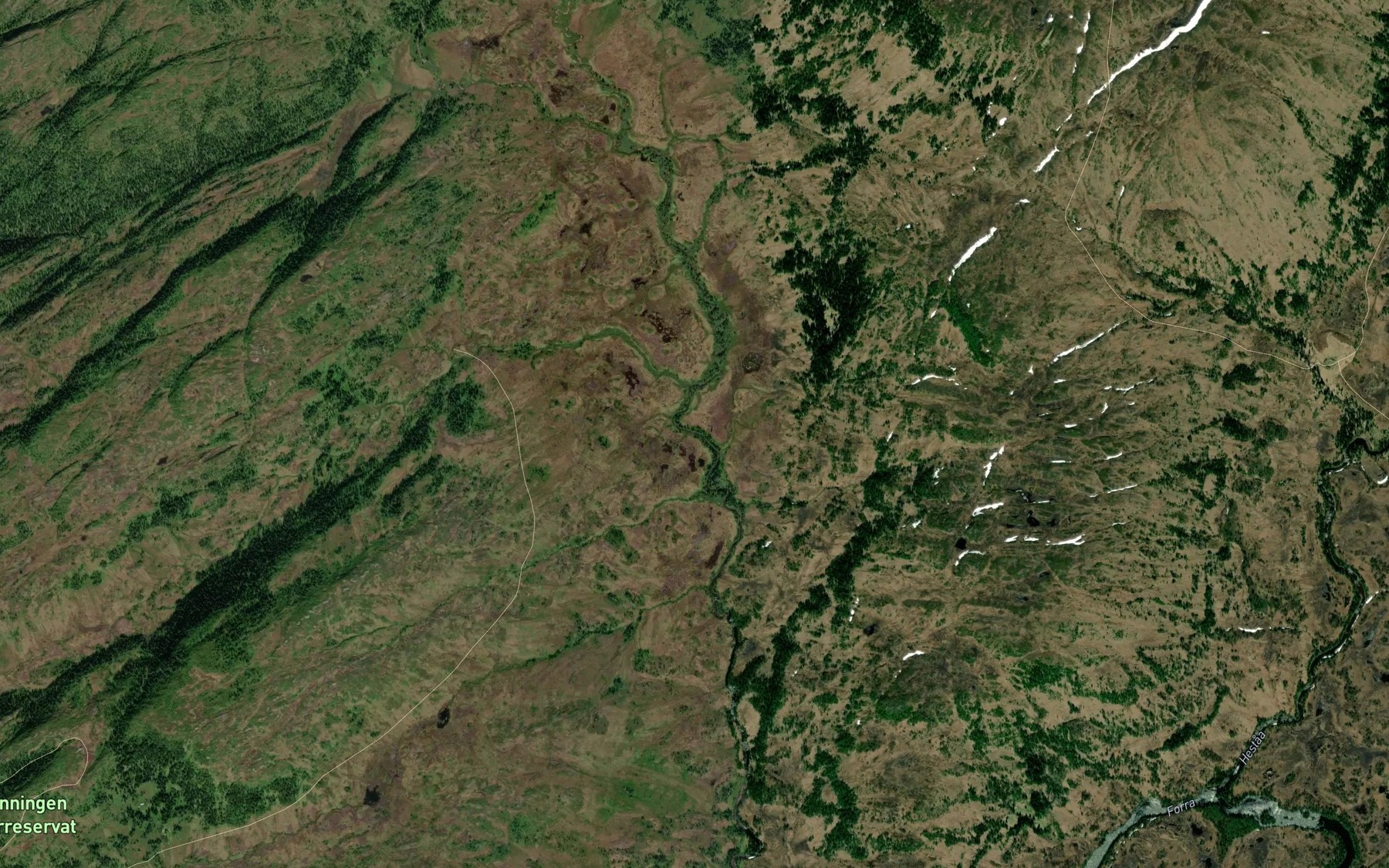 Satellite map of the Hovskallaa