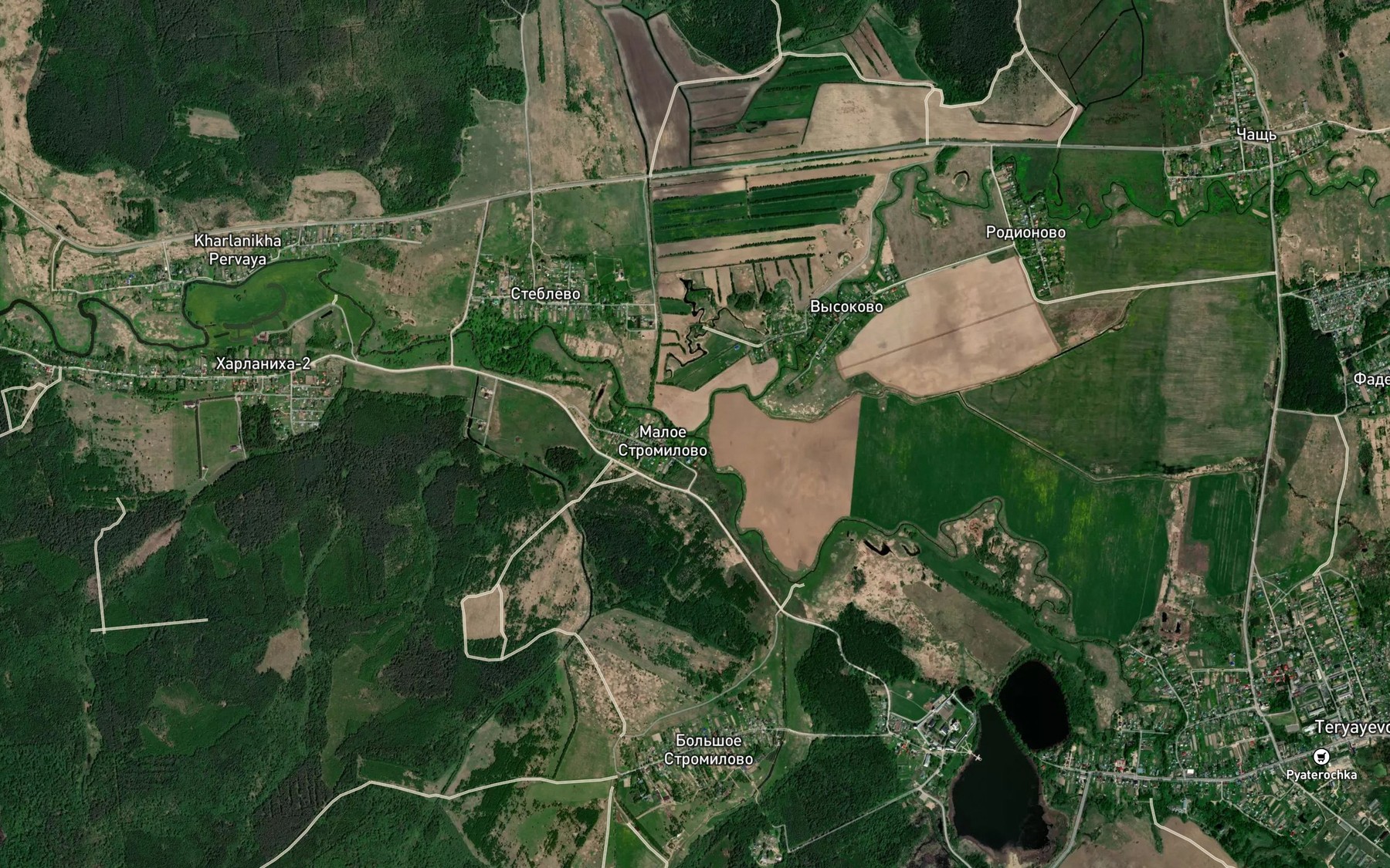 Satellite map of the Loknash