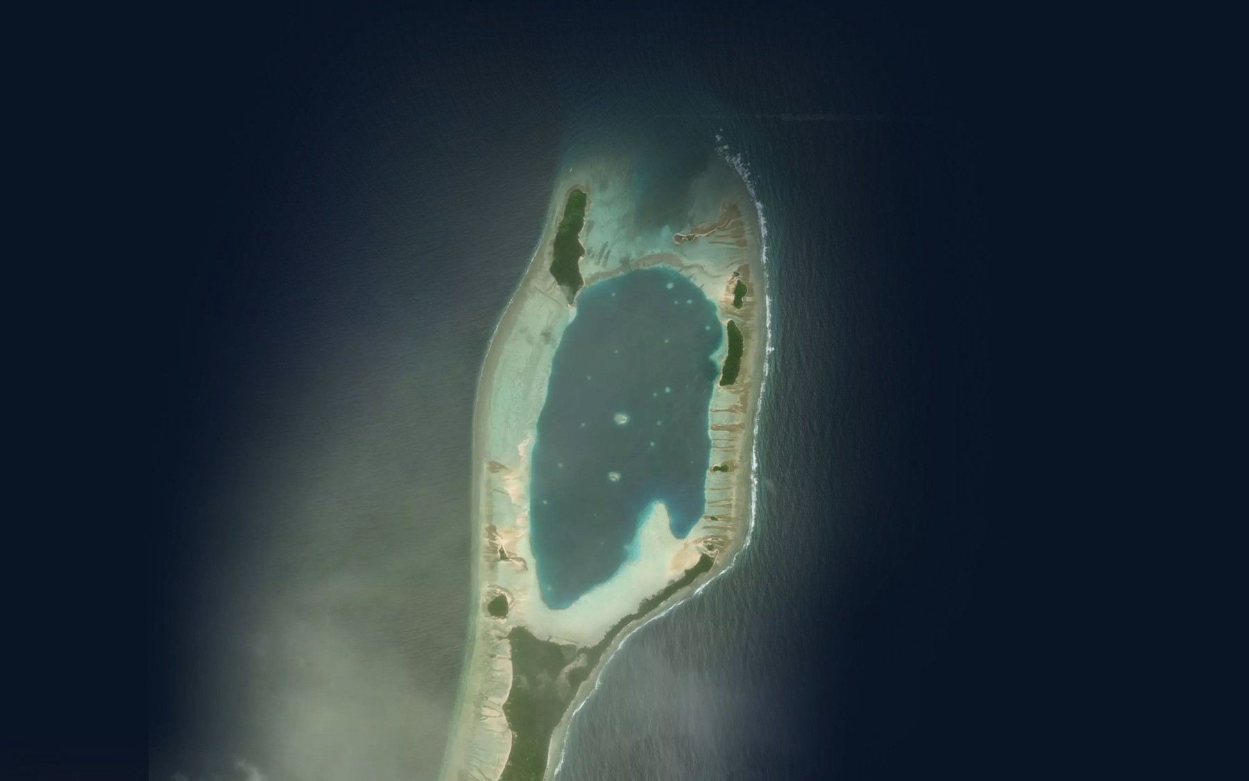 Satellite map of the Nami North Lagoon