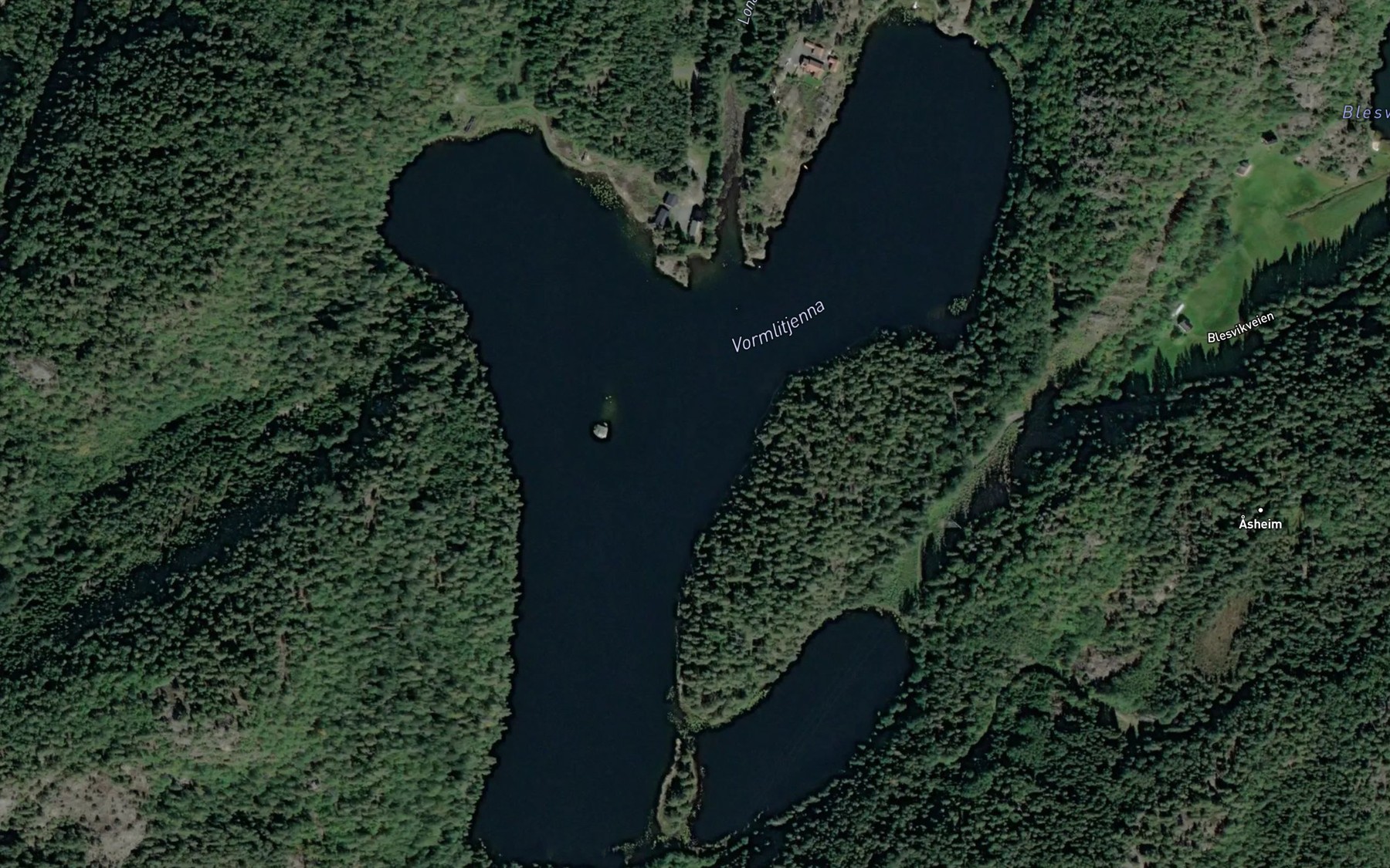 Satellite map of the Vormlitjenn