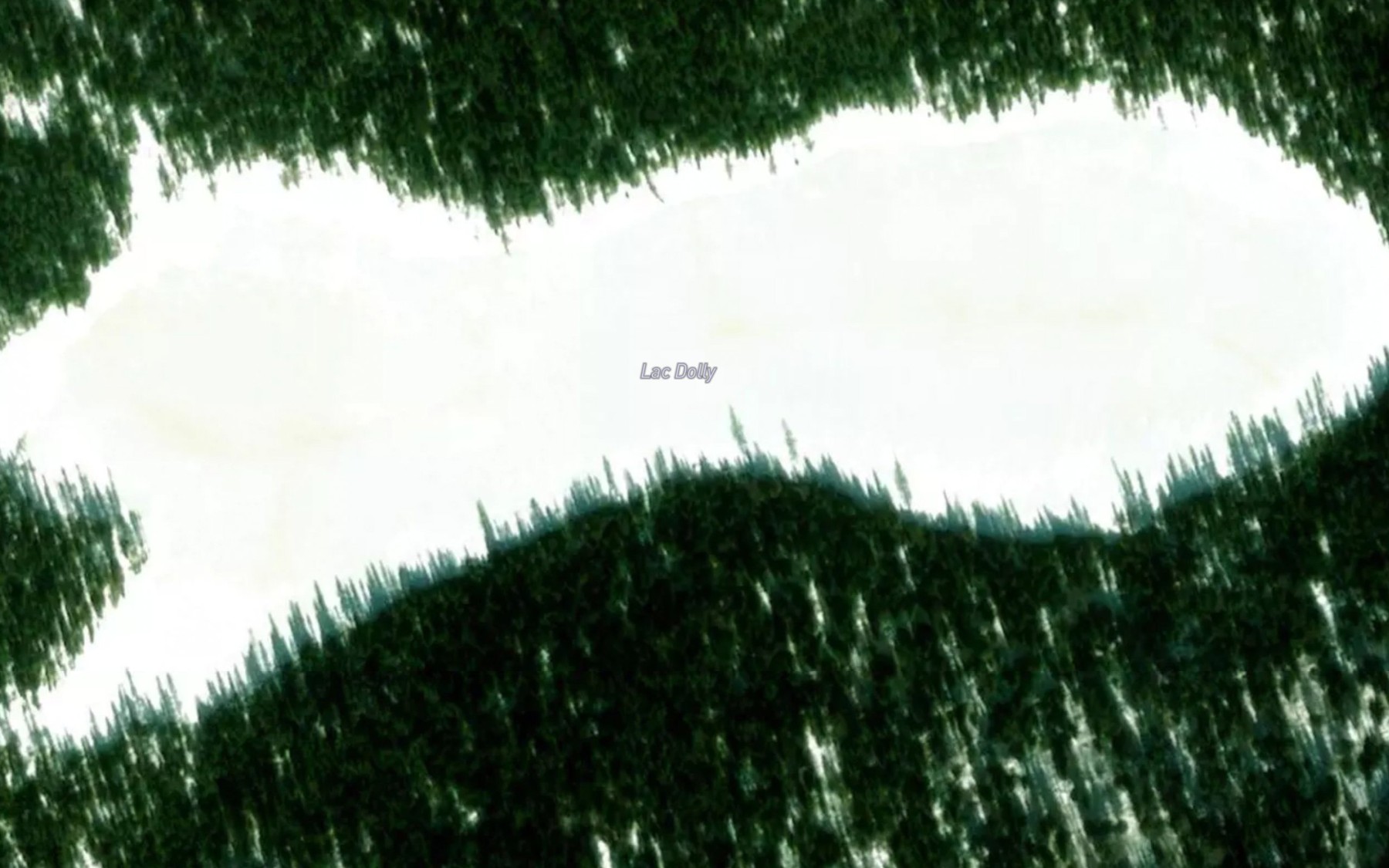Satellite map of the Lac Dolly