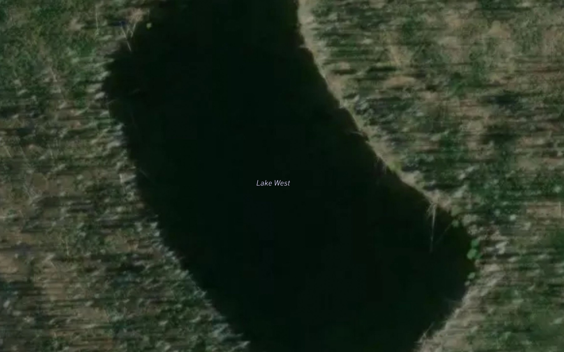 Satellite map of the West Lake