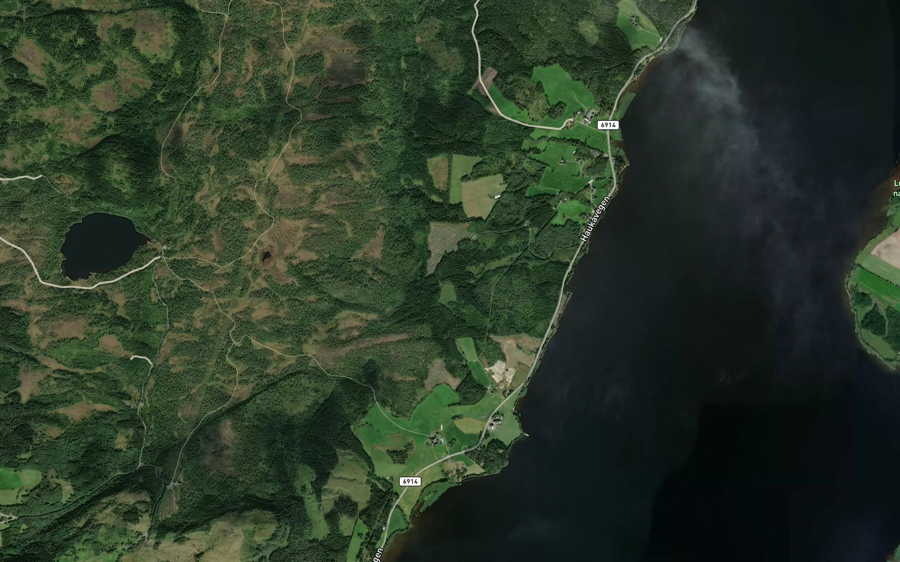 Satellite map of the Hyllbekken