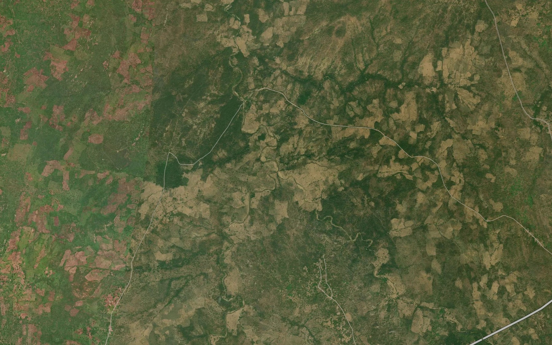 Satellite map of the River Oyin