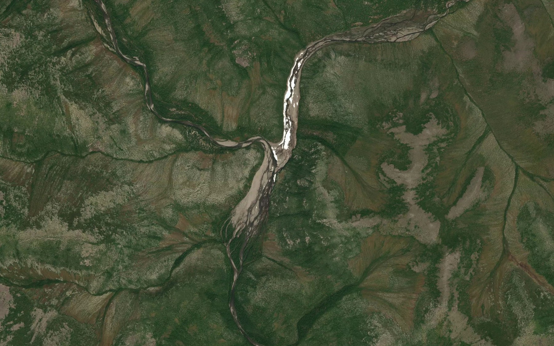 Satellite map of the Bezvodnyy