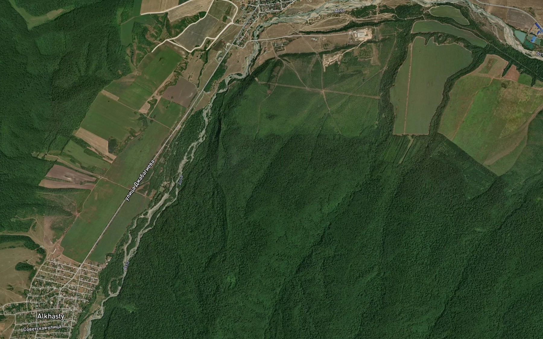 Satellite map of the Balka Lineva