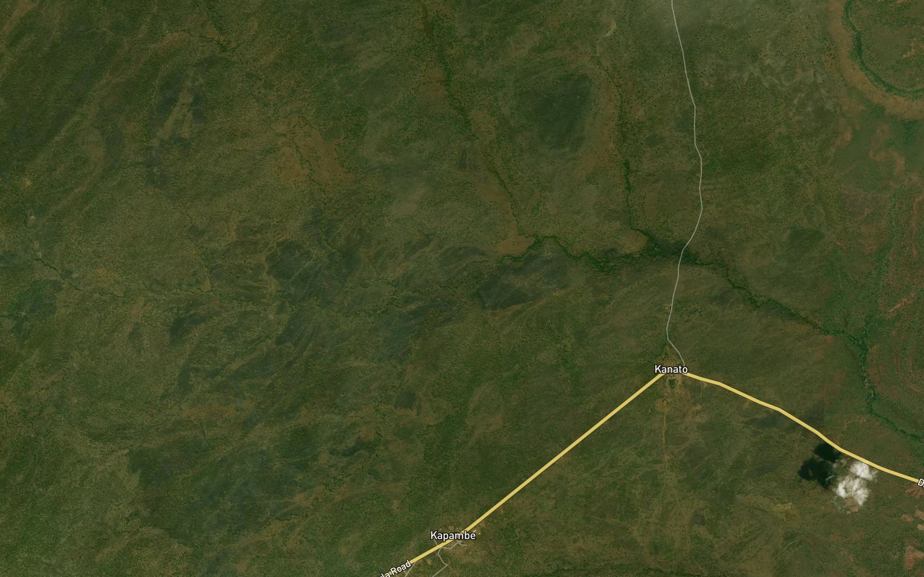 Satellite map of the Chibo
