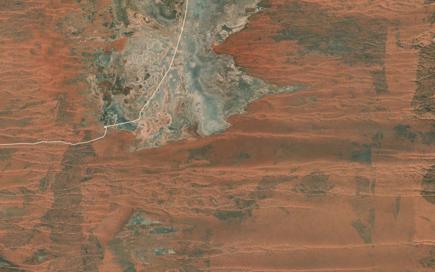 Satellite map of the Guli Lake