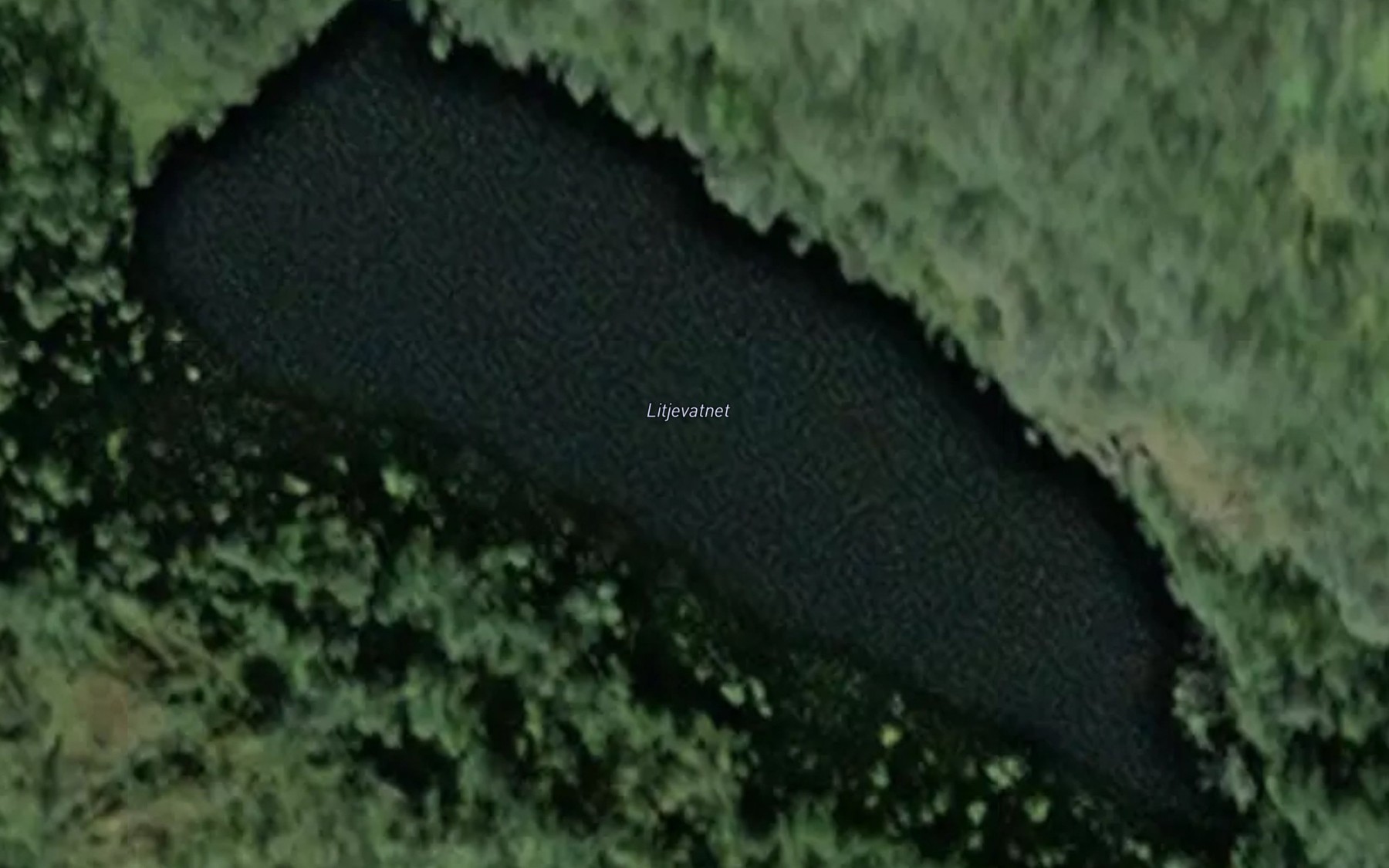 Satellite map of the Litjevatnet