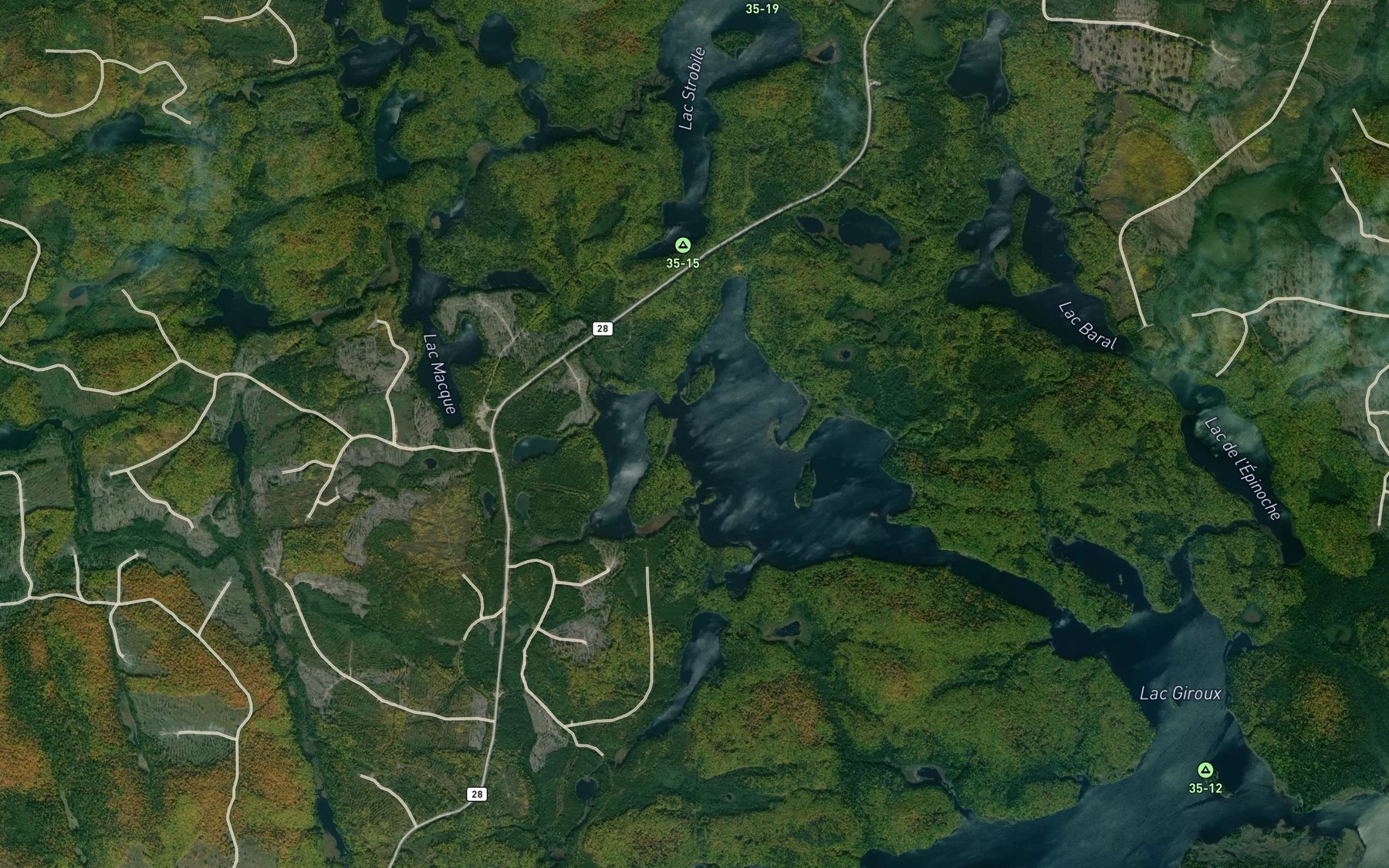 Satellite map of the Baie Nord-Ouest
