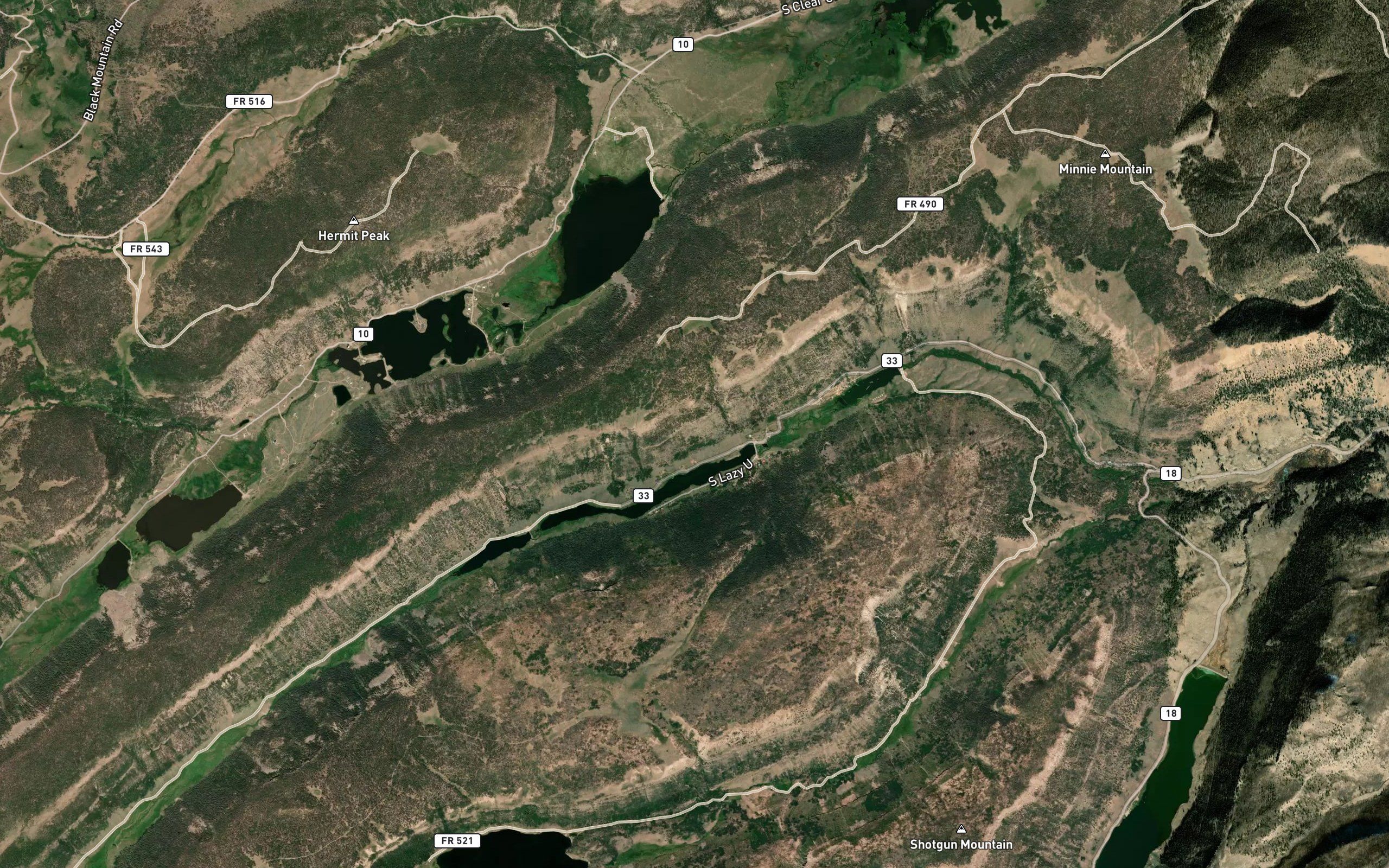 South Lazy U Dude Ranch Reservoir