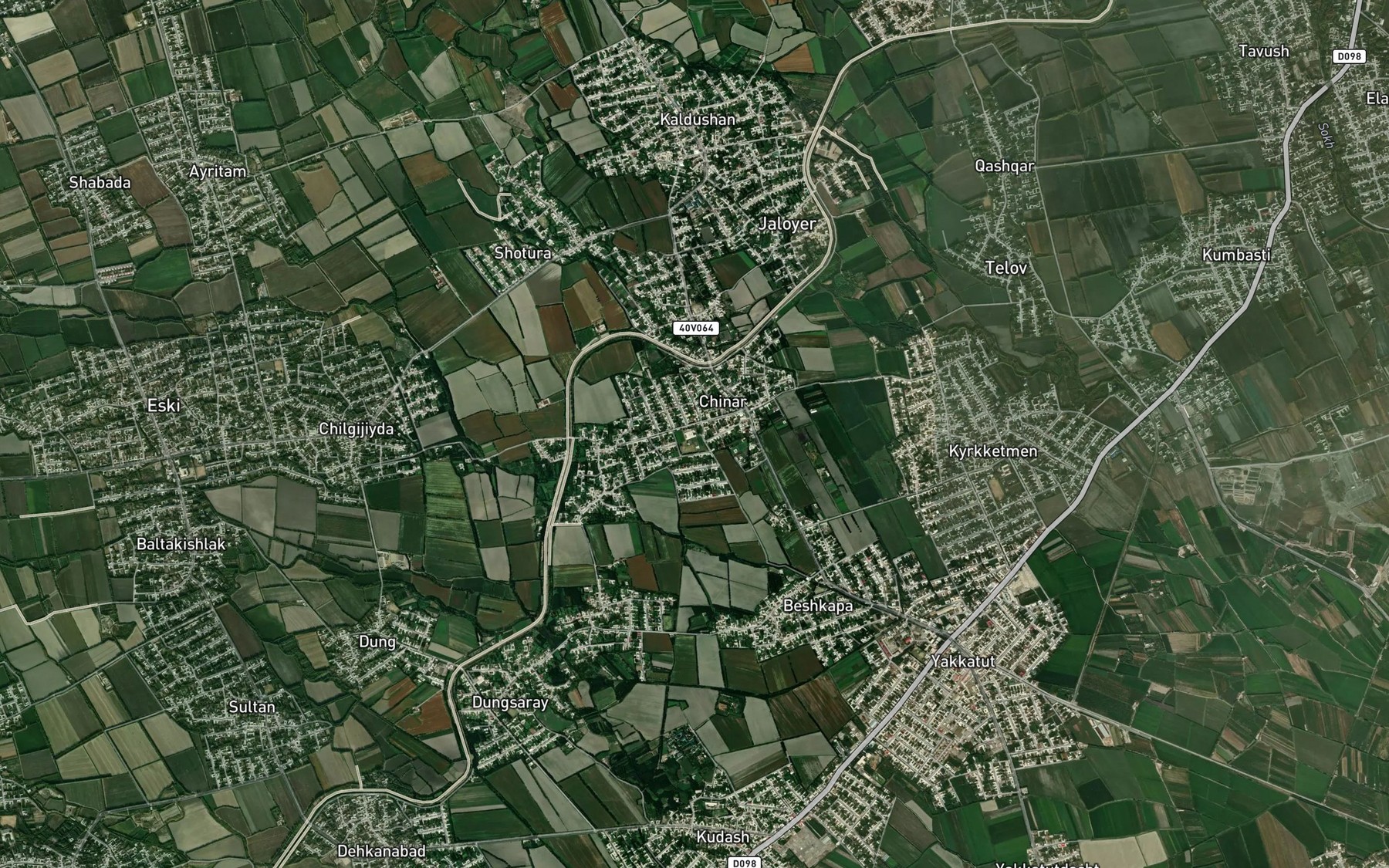 Satellite map of the Tomosha Kanali