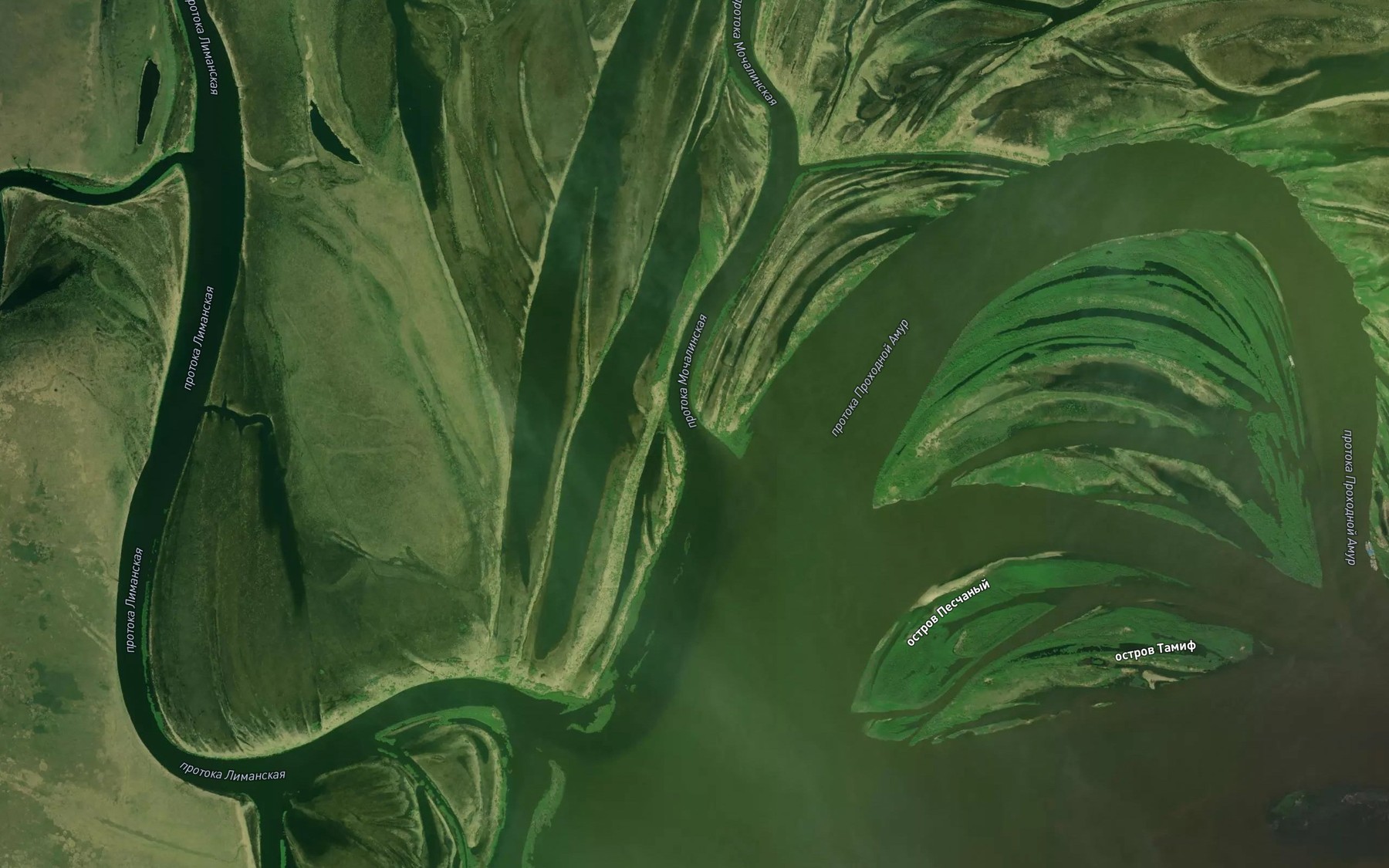 Satellite map of the Protoka Mochalinskaya