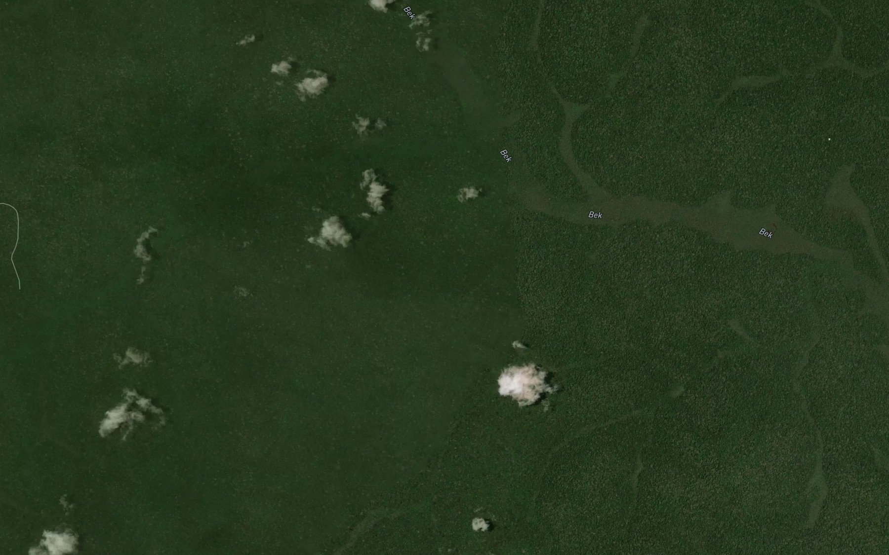 Satellite map of the Fompela