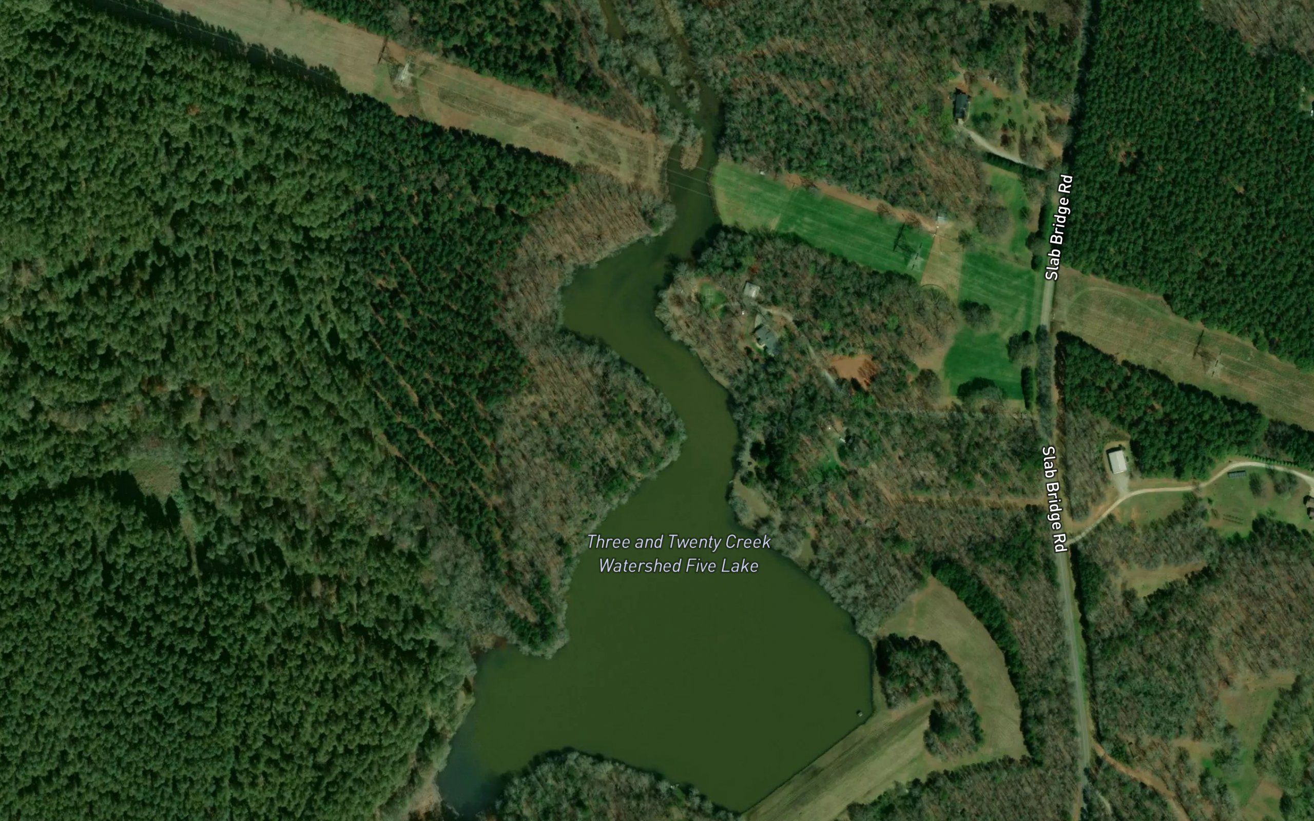 Three and Twenty Creek Watershed Five Lake
