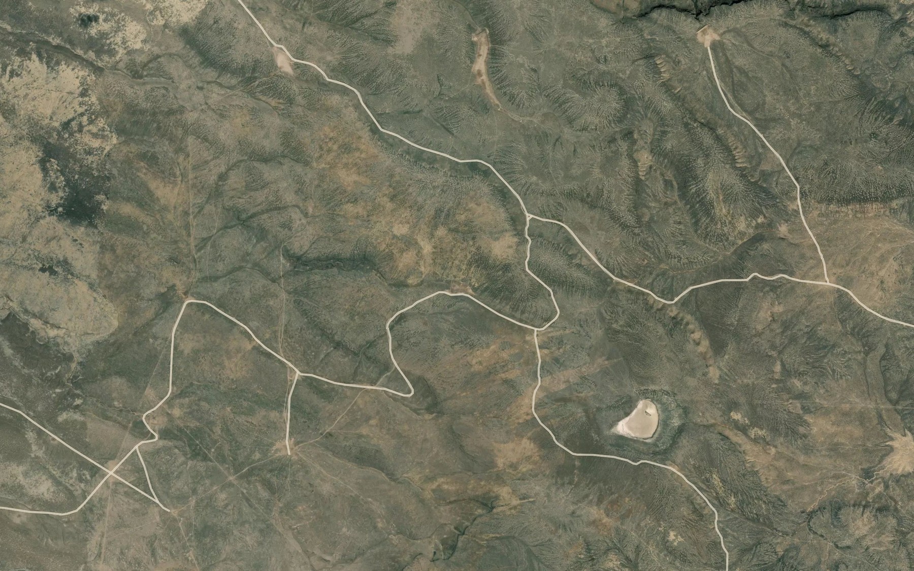 Satellite map of the Murdock Reservoir