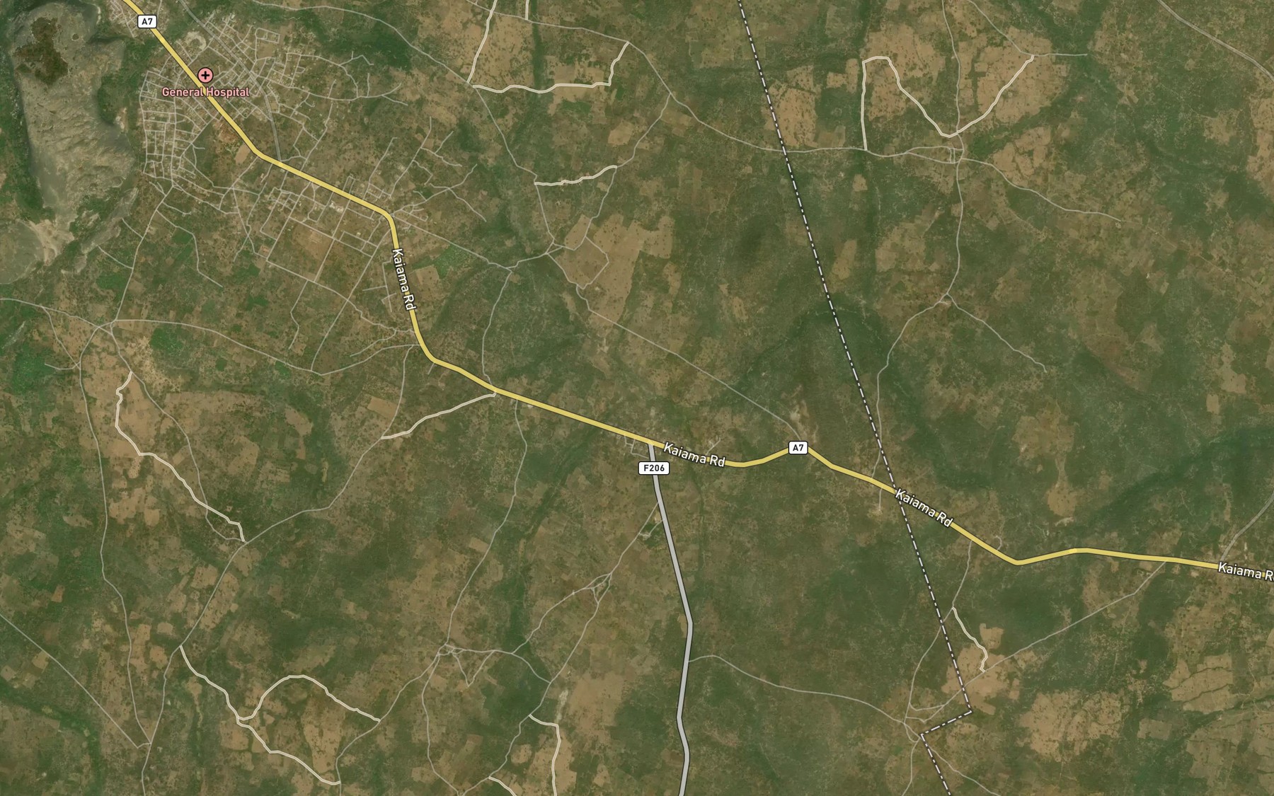 Satellite map of the RiverOlokun