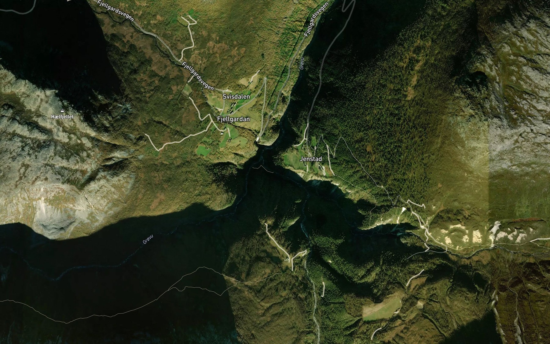 Satellite map of the Amotan
