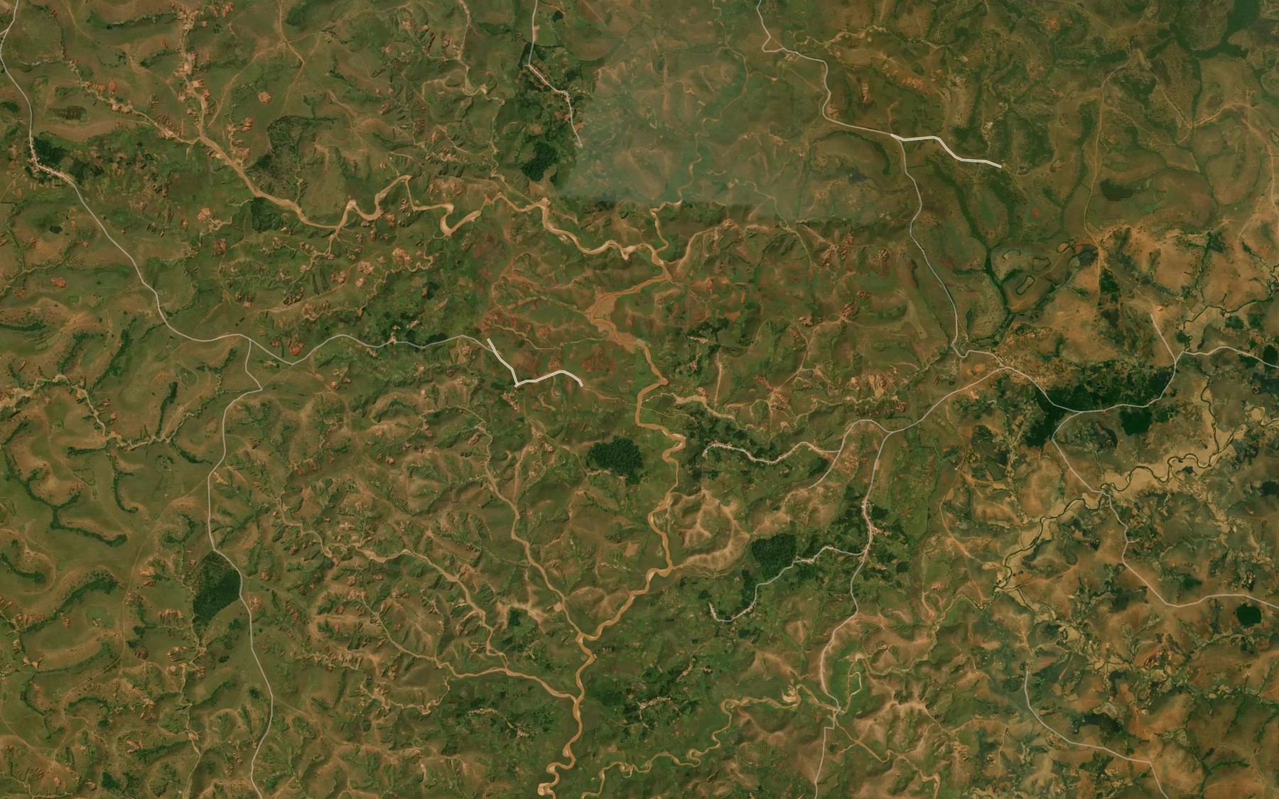 Satellite map of the Kwaren