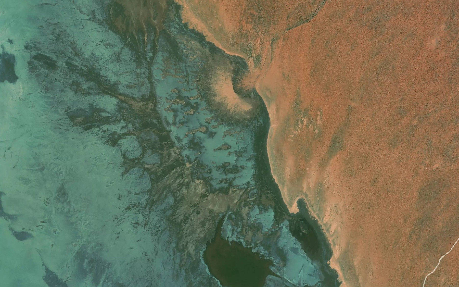 Satellite map of the Nankabunyana Creek