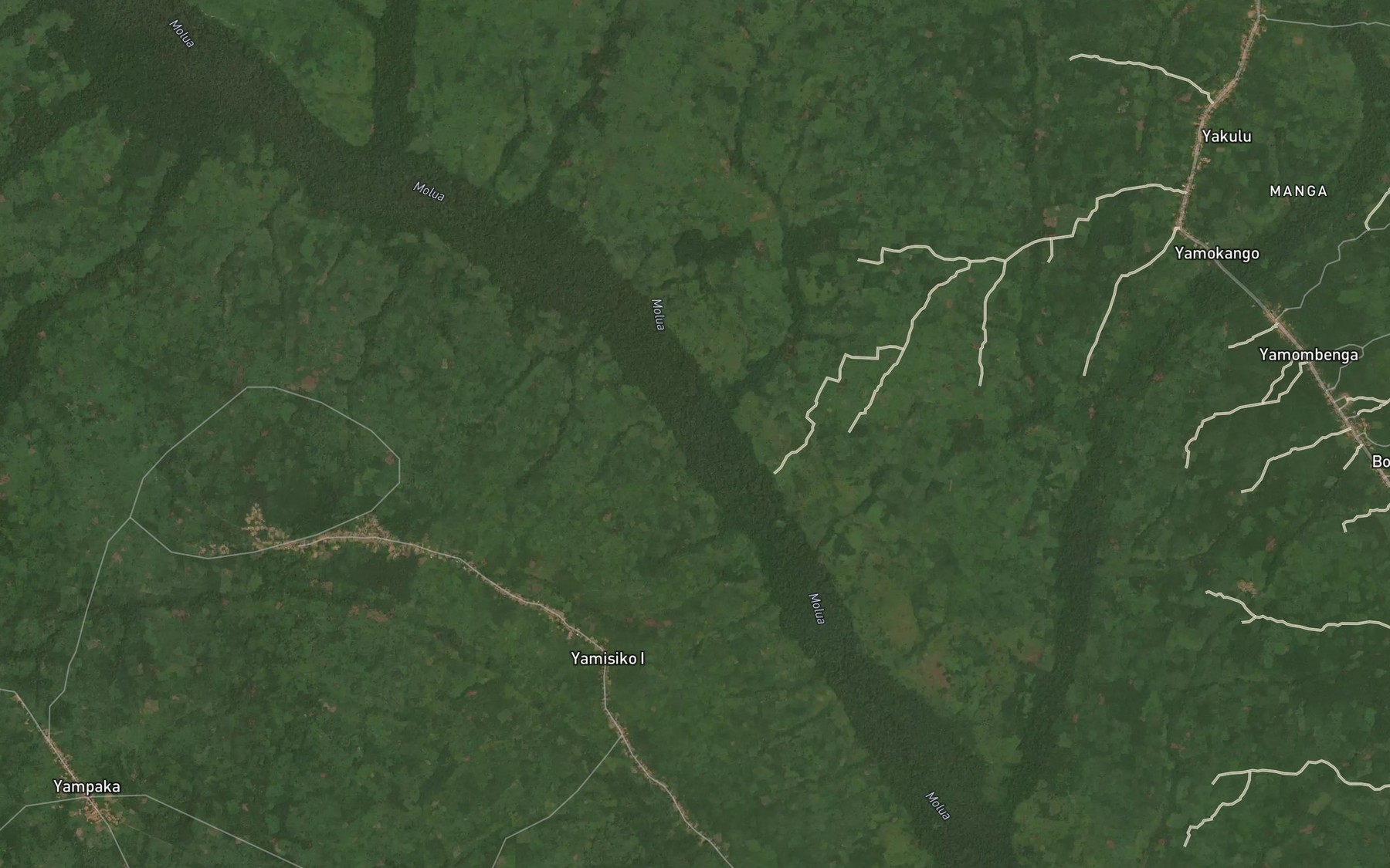 Satellite map of the Lowa