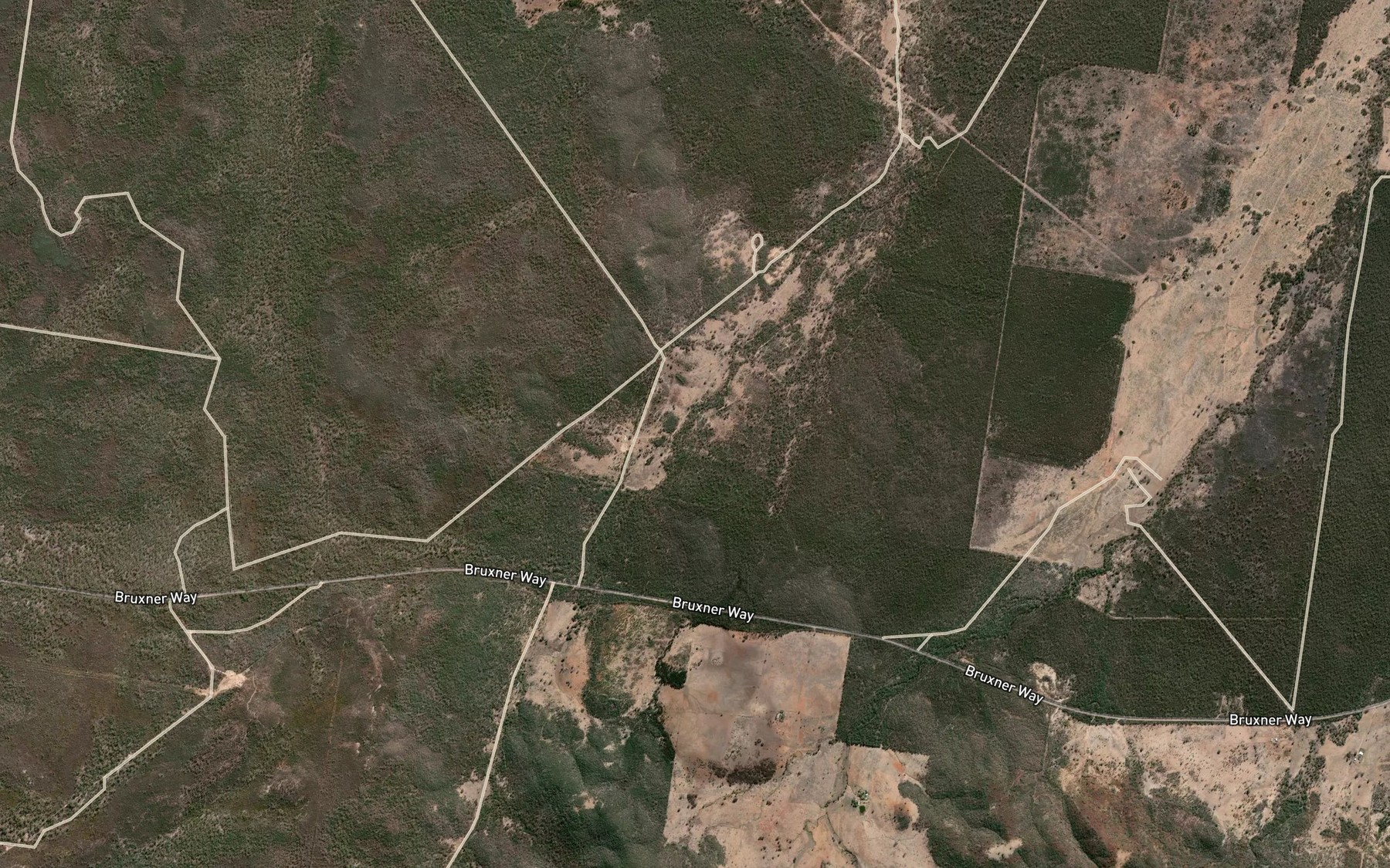 Satellite map of the Campbells Creek