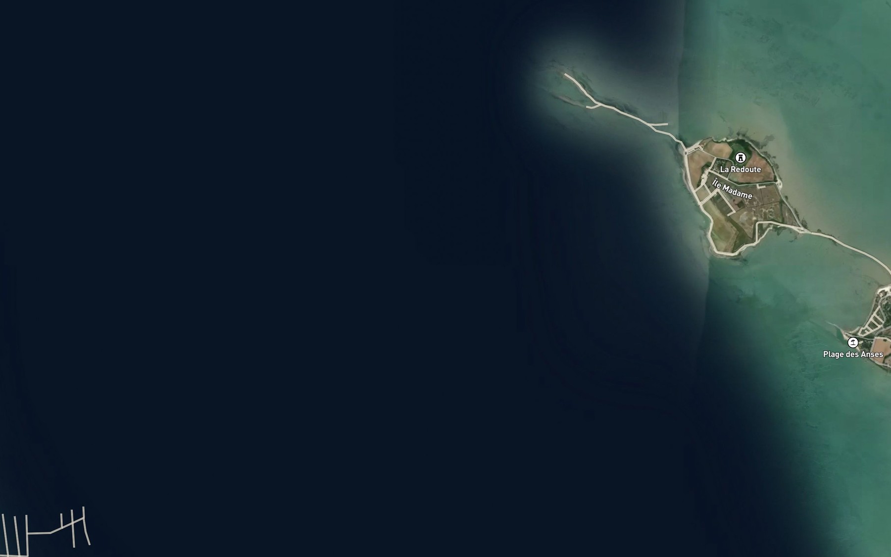 Satellite map of the Plateau des Palles