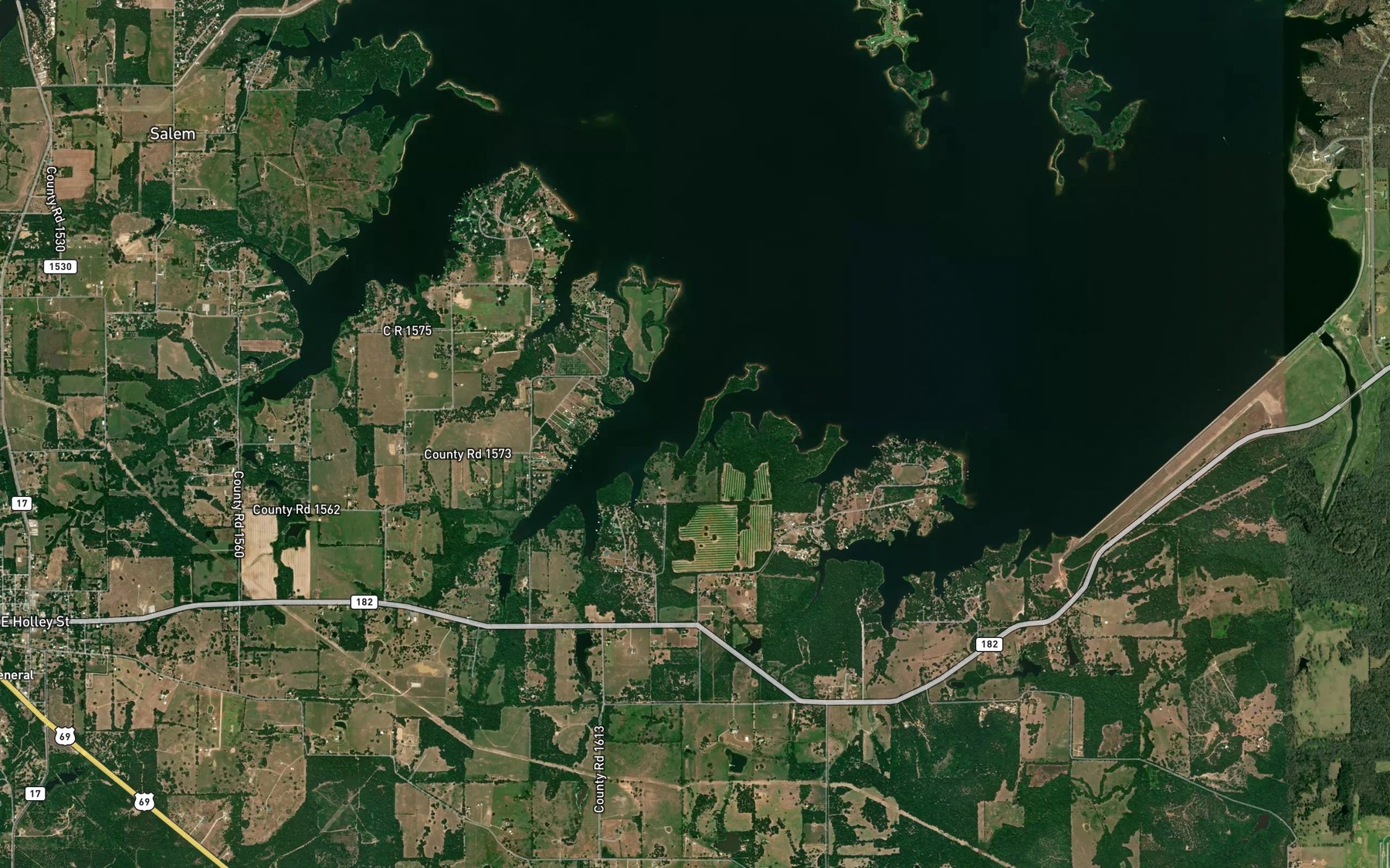 Satellite map of the Spot 6