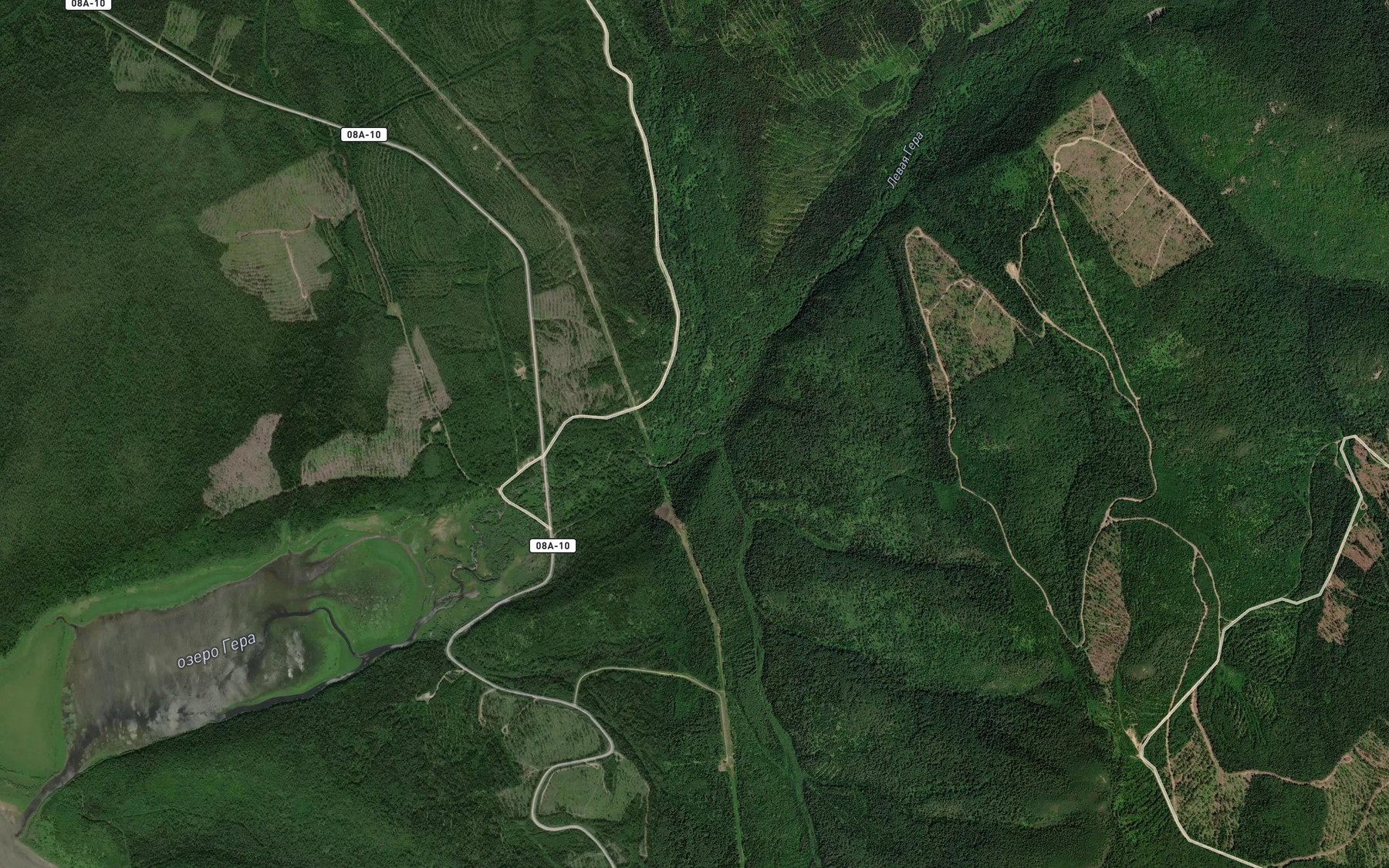 Satellite map of the Pravaya Gera