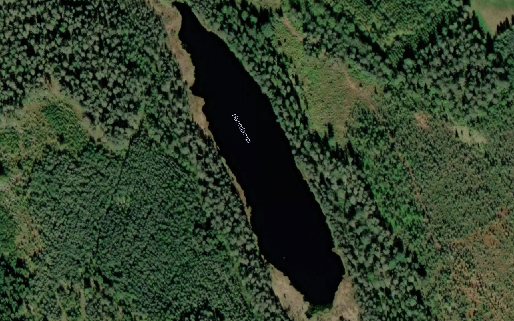 Satellite map of the Hanhilammit