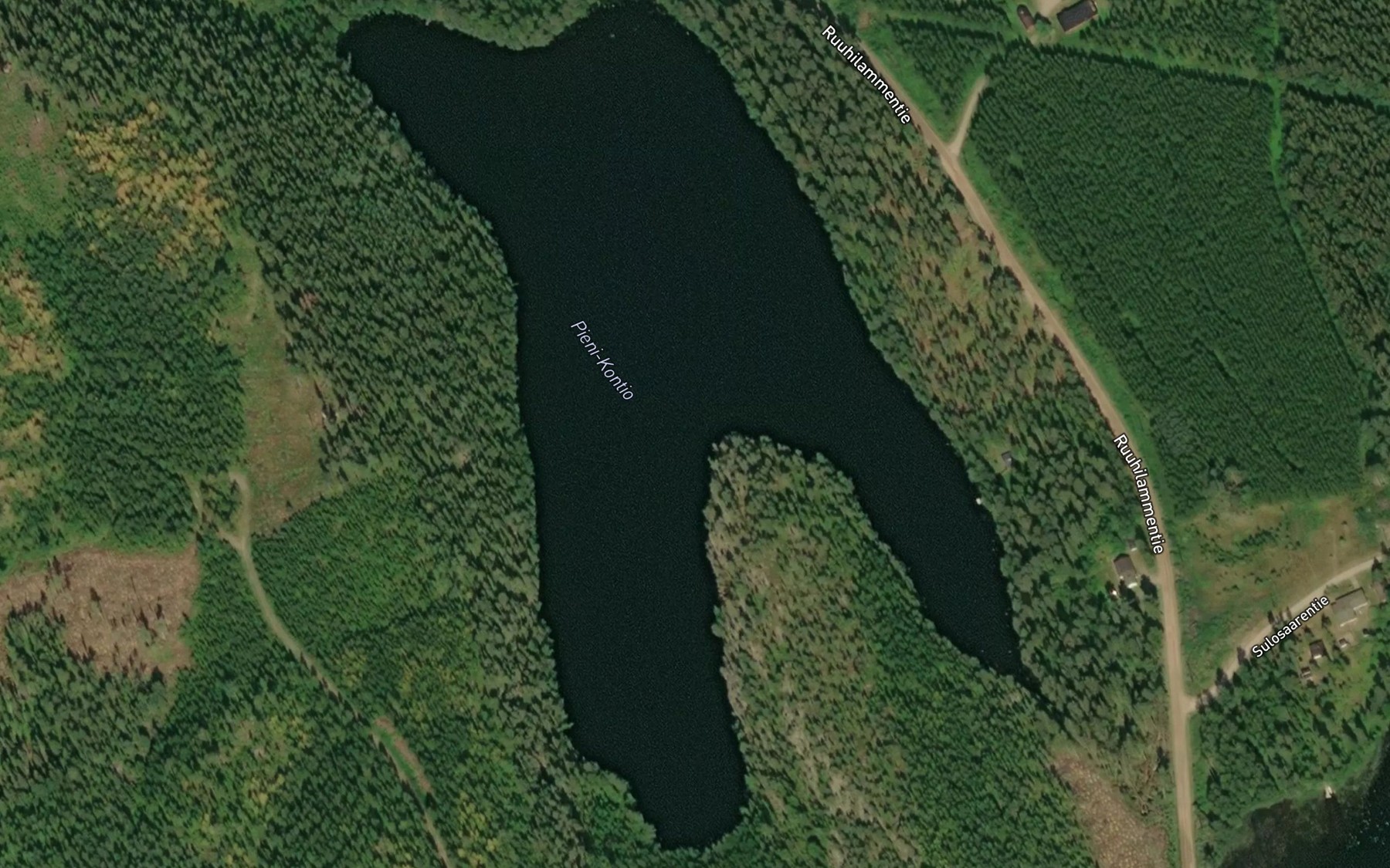 Satellite map of the Pieni-Kontio