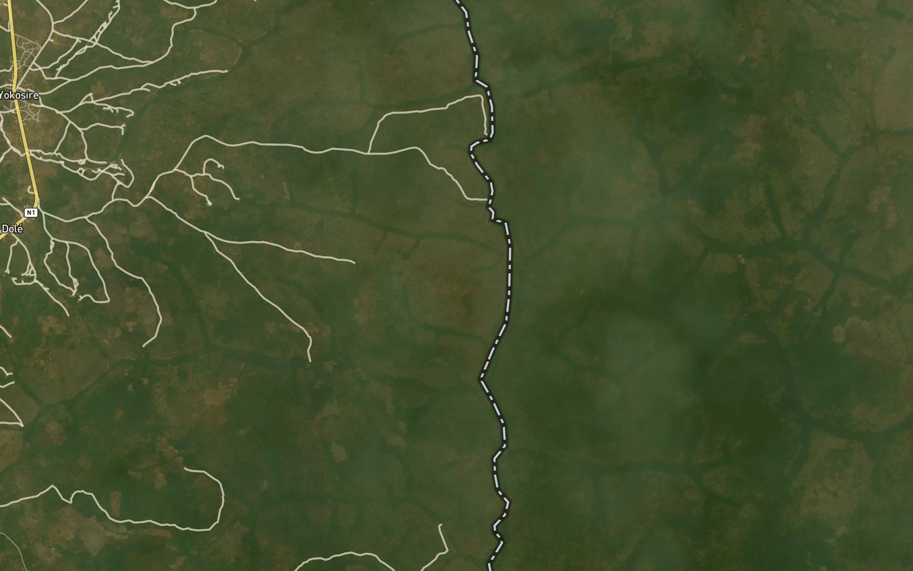 Satellite map of the Dingo