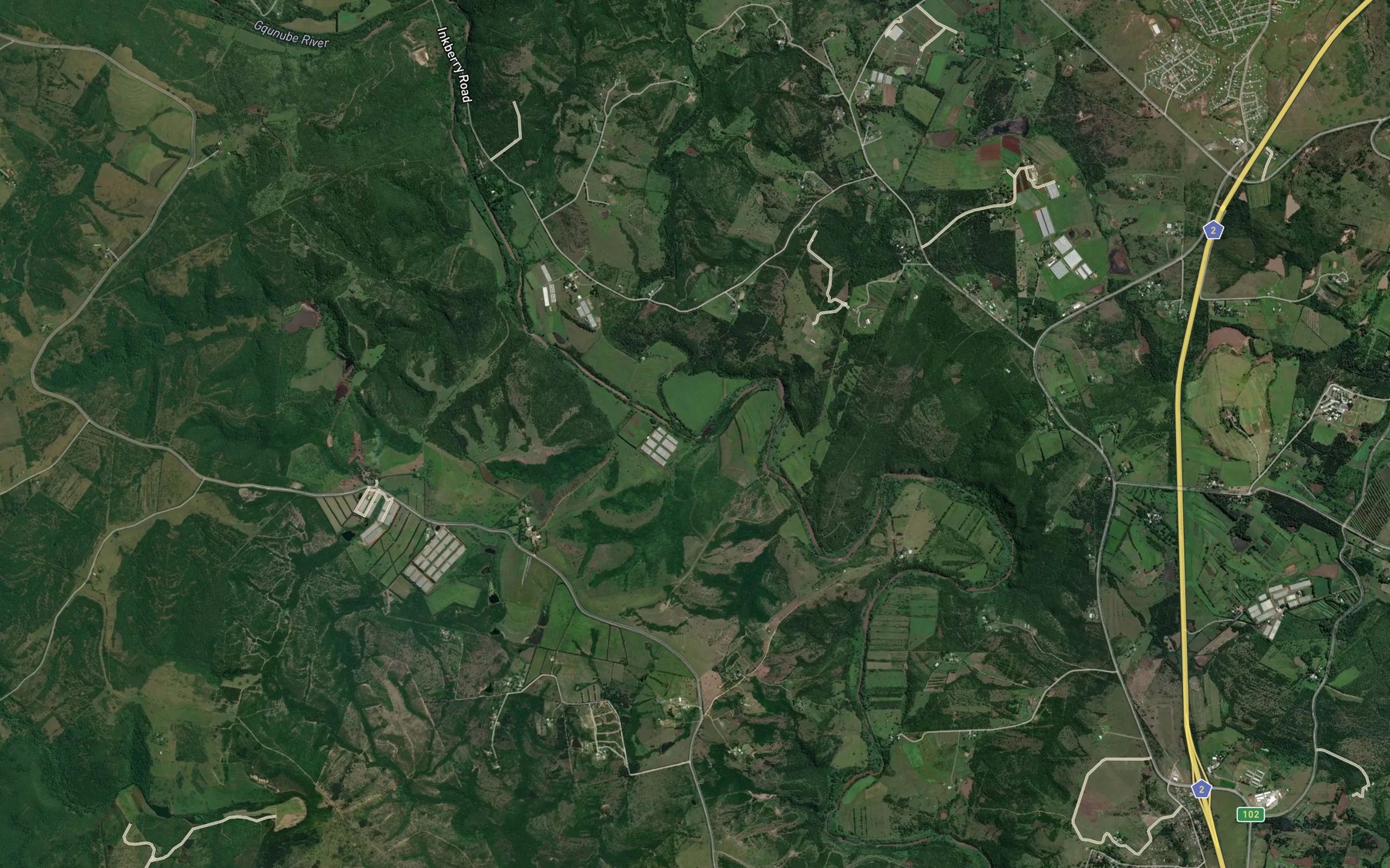 Satellite map of the Migana