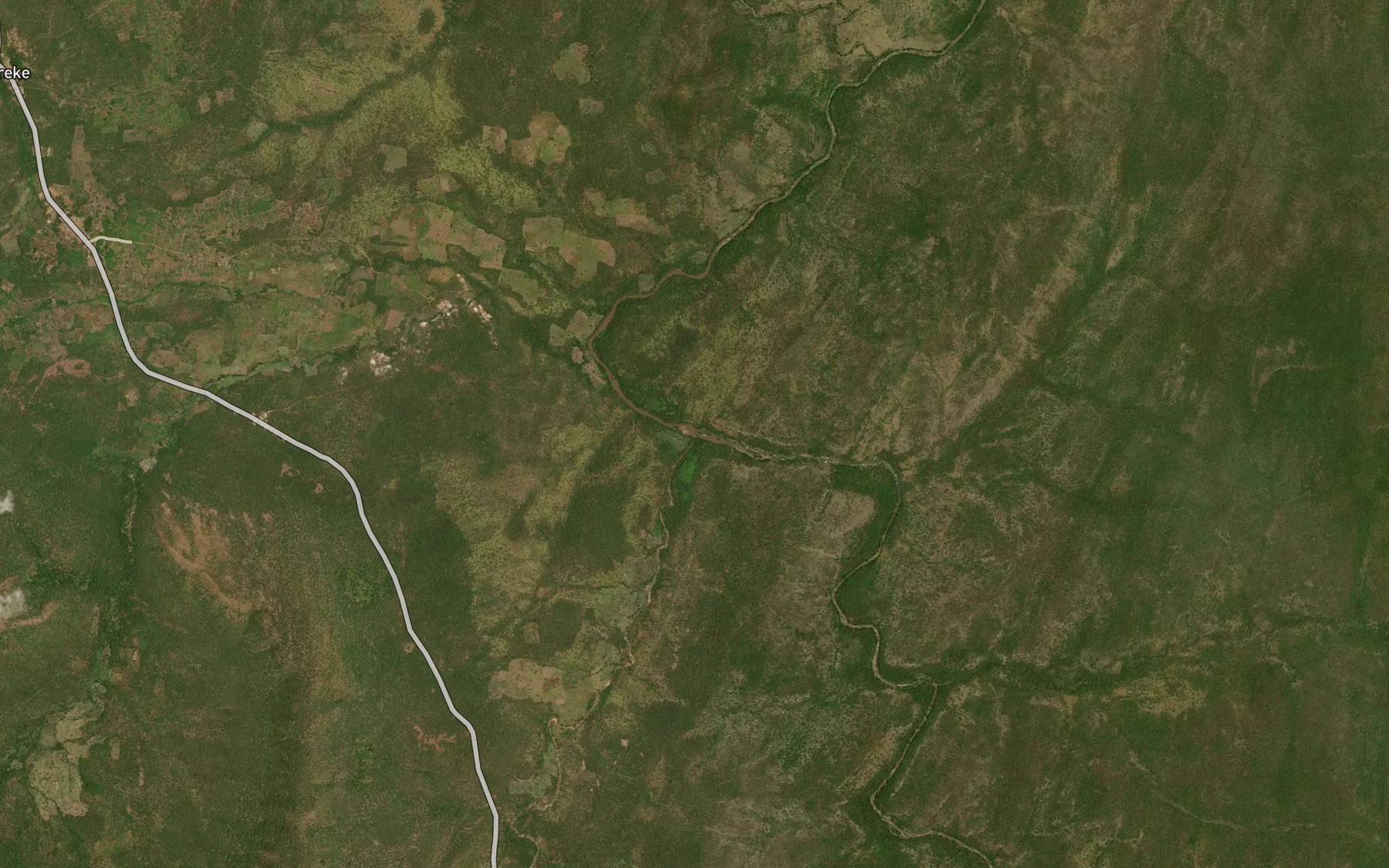 Satellite map of the RiverAkama
