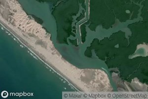 Satellite map of the Estero La Corbata