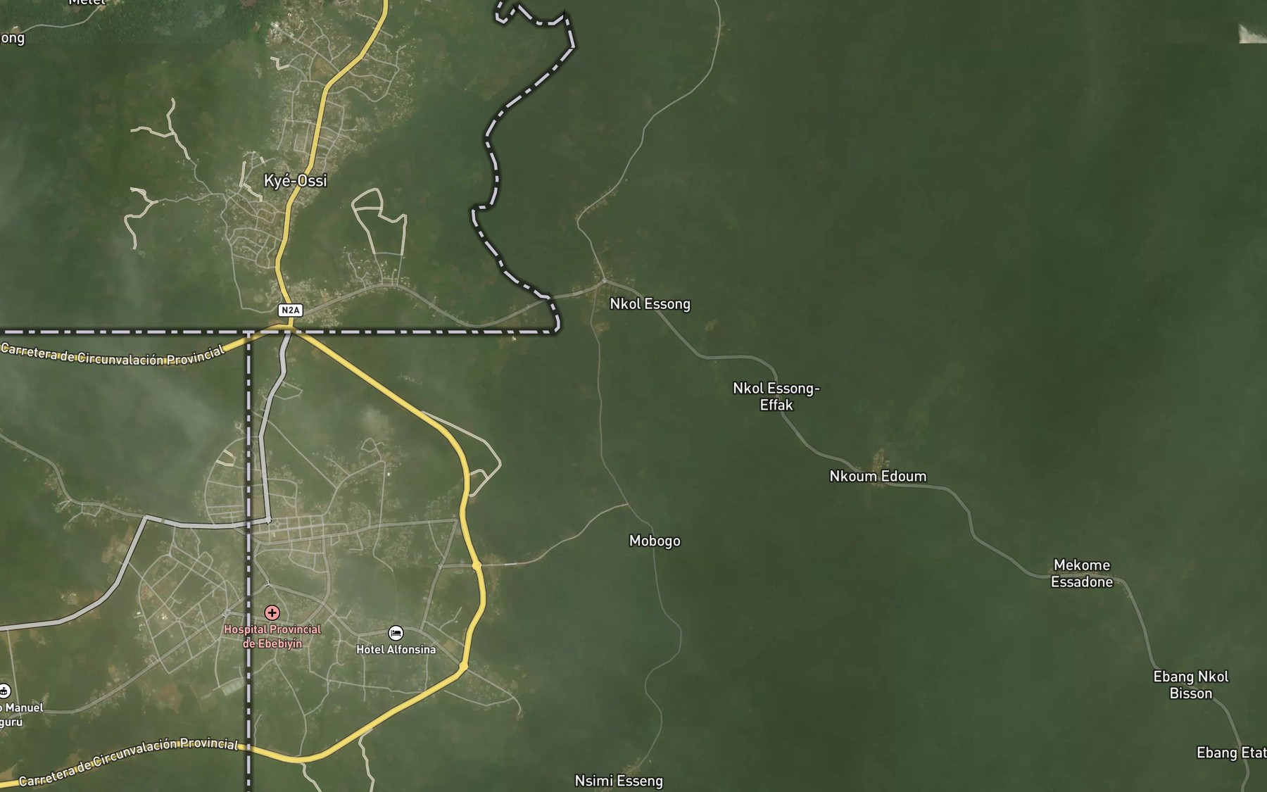 Satellite map of the Bibae