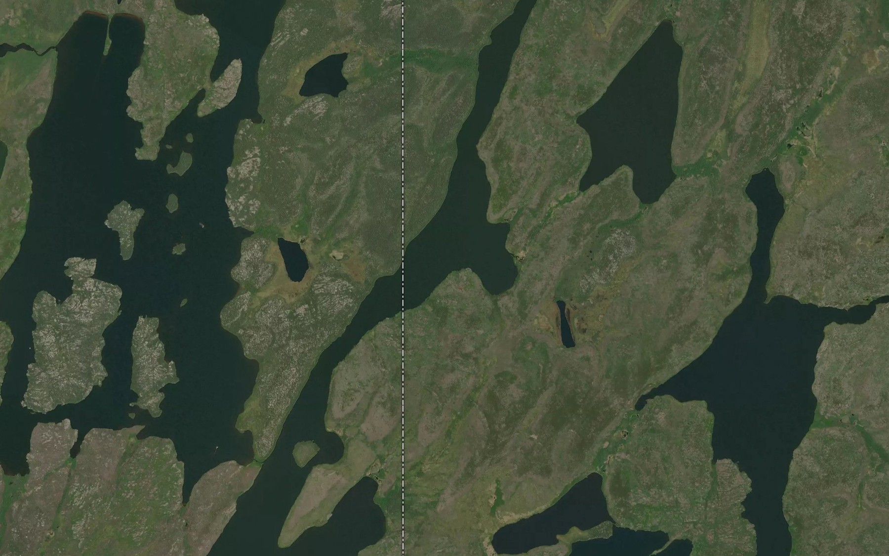 Satellite map of the Juntunen Lake