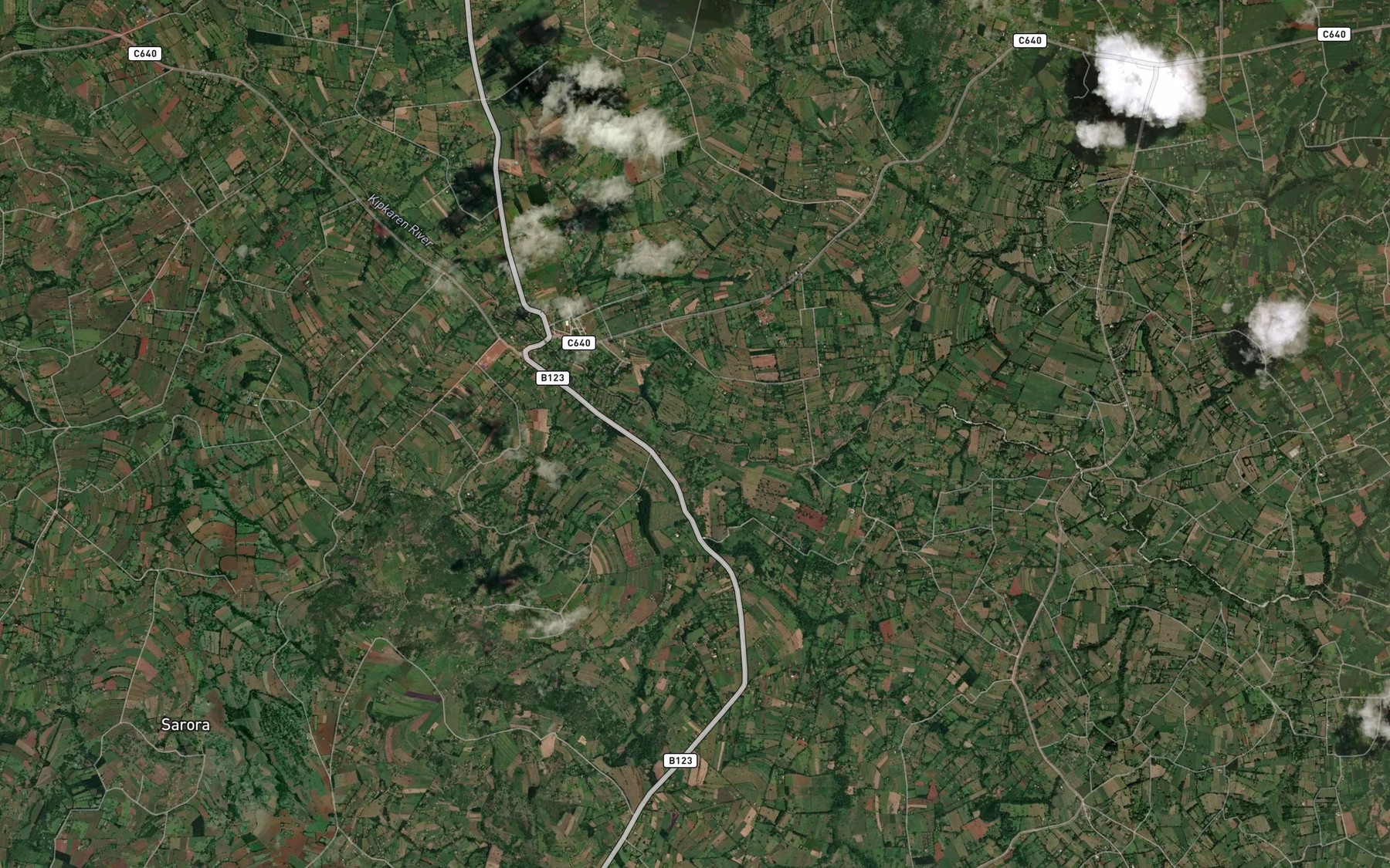 Satellite map of the Tuktuk