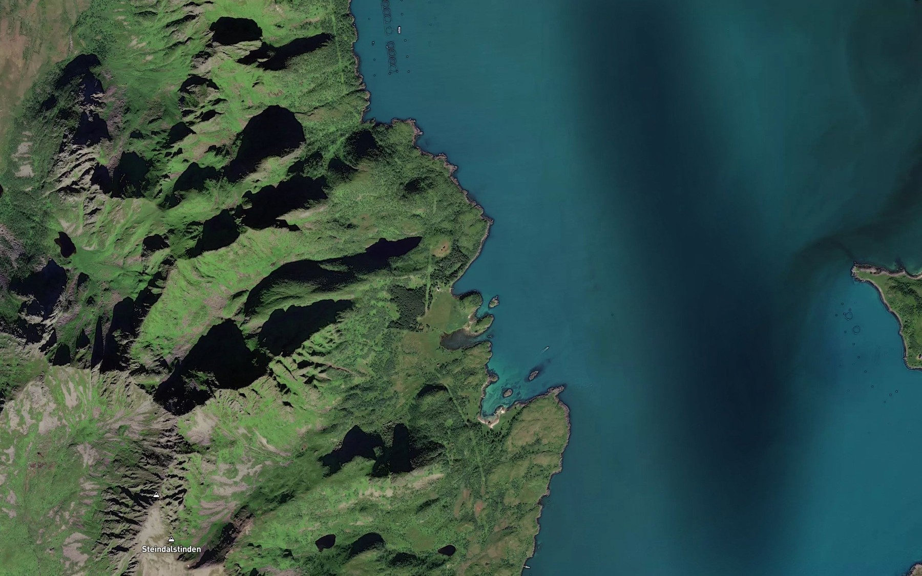 Satellite map of the Vika