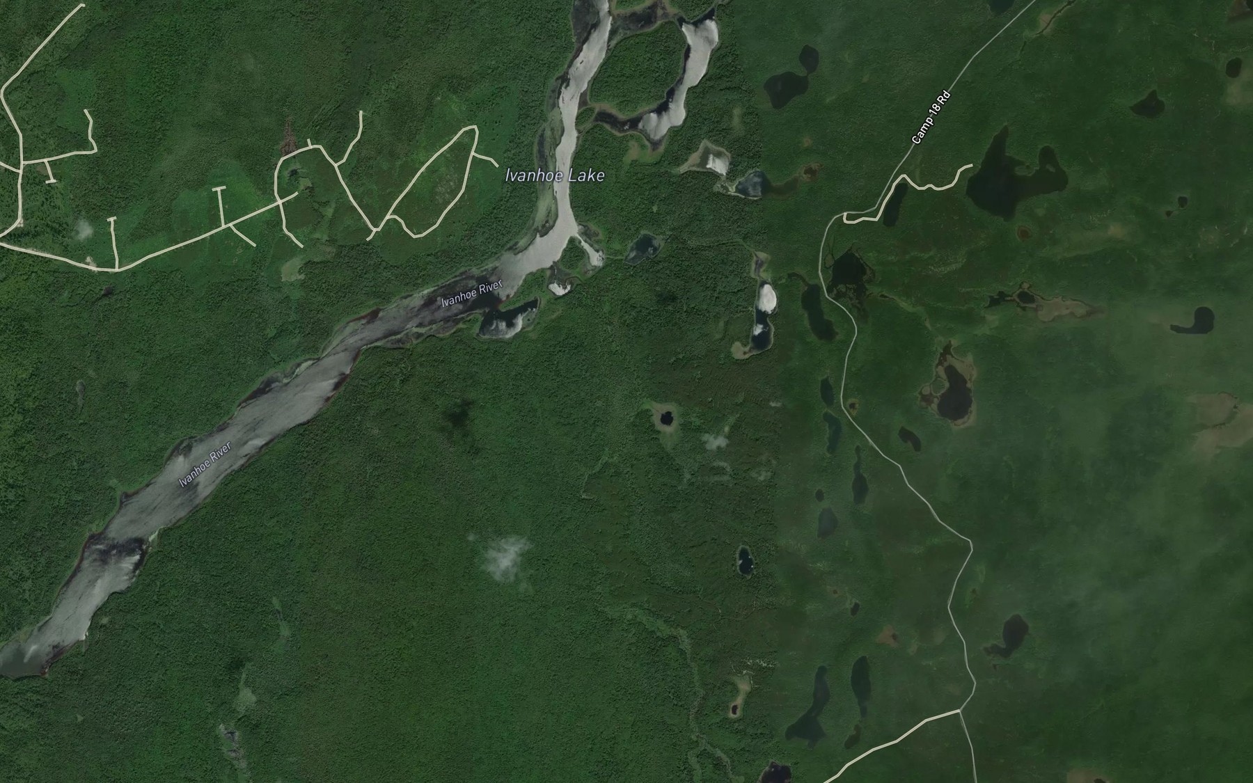 Satellite map of the Gullystone Creek