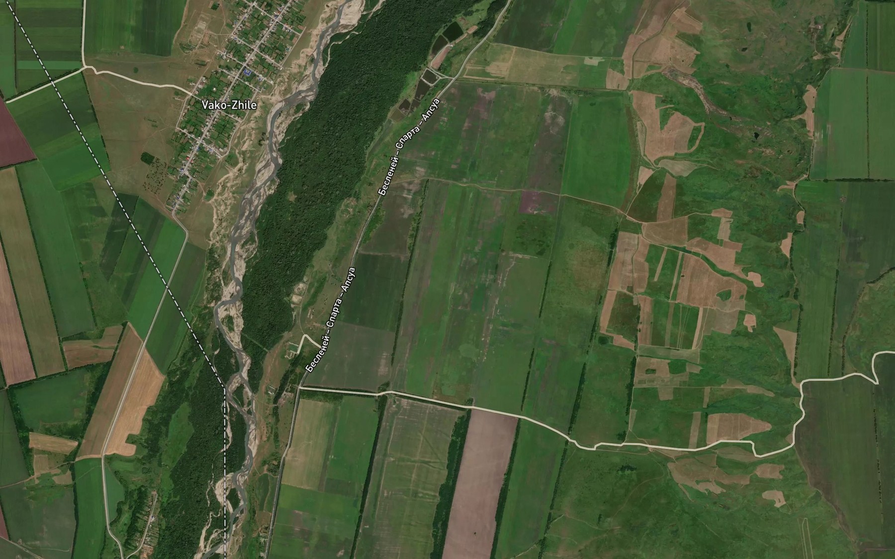 Satellite map of the Balka Kul'tugen