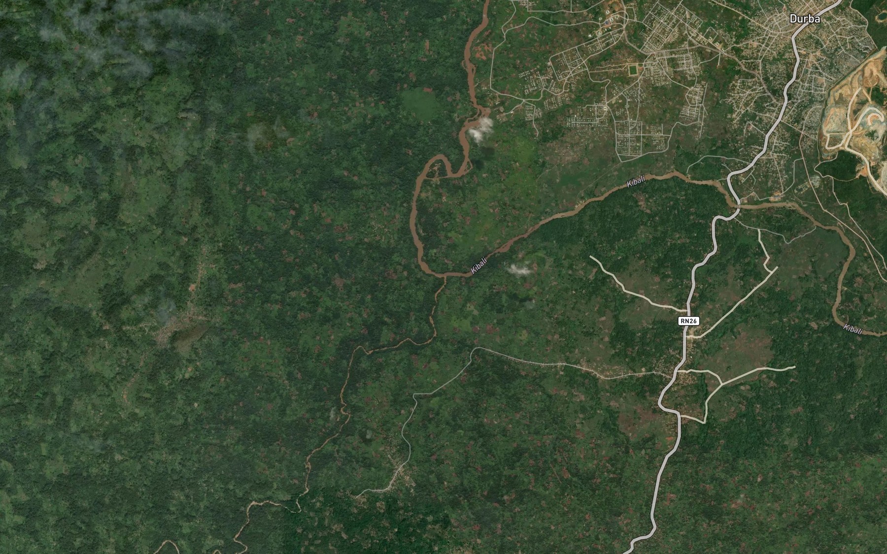 Satellite map of the Arebi