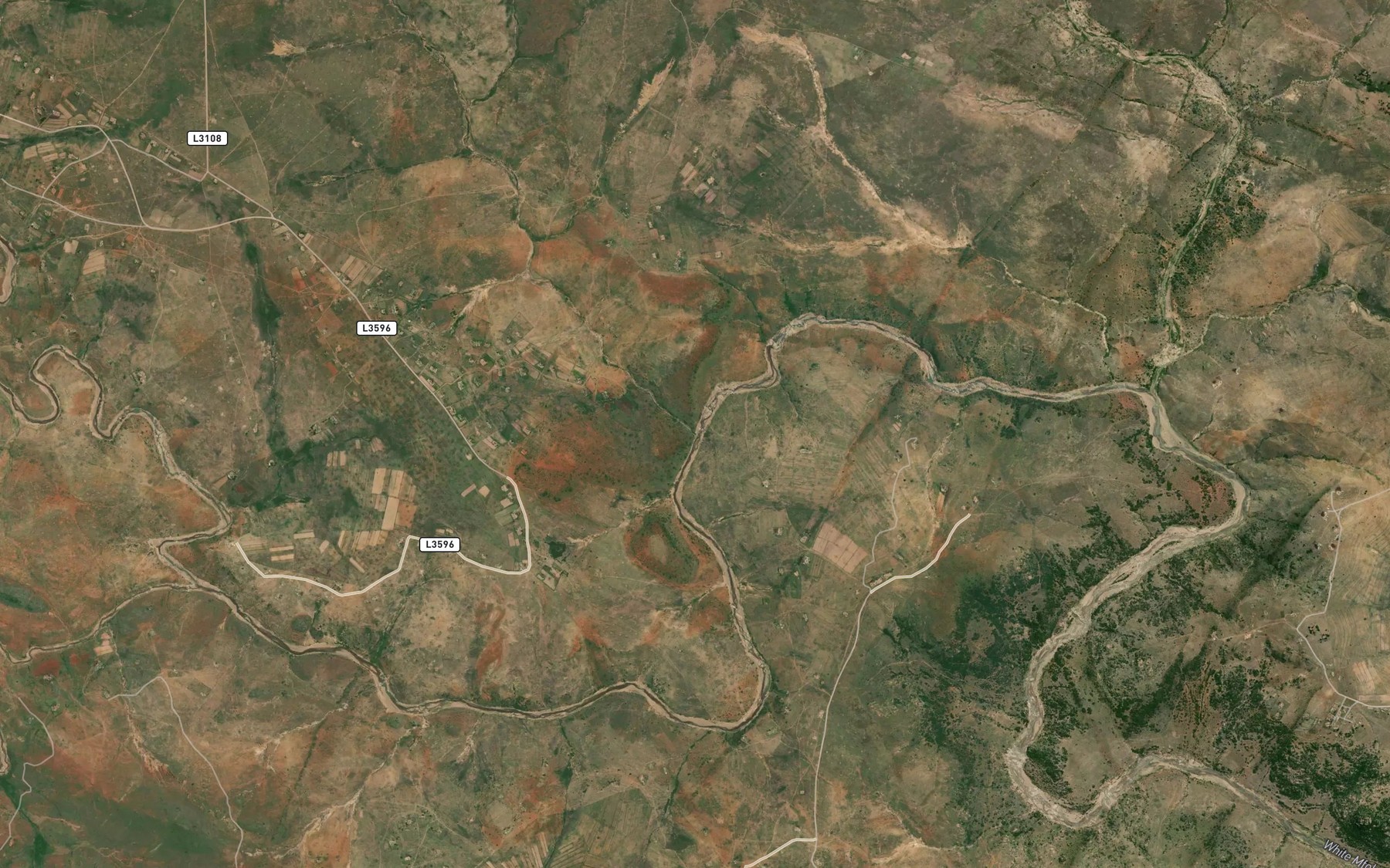 Satellite map of the Mfutululu