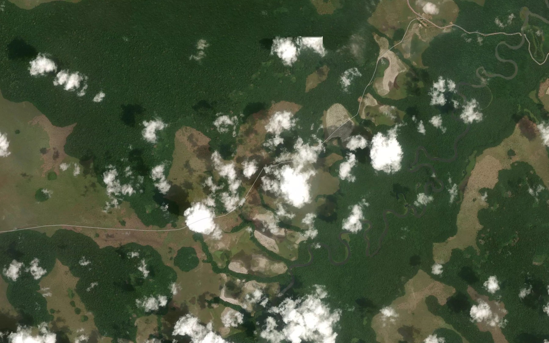 Satellite map of the Akelapi