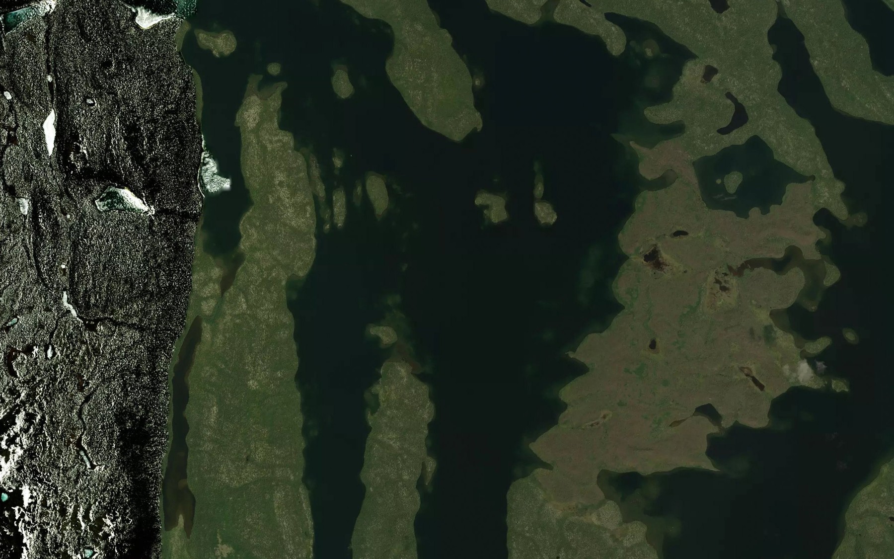 Satellite map of the Lac Erich-Dimroth