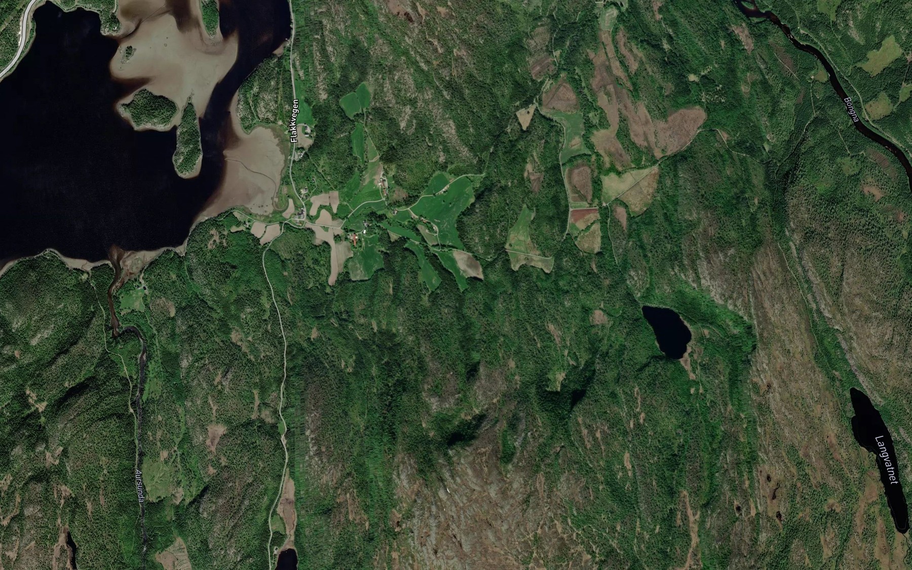 Satellite map of the Heiholbekken