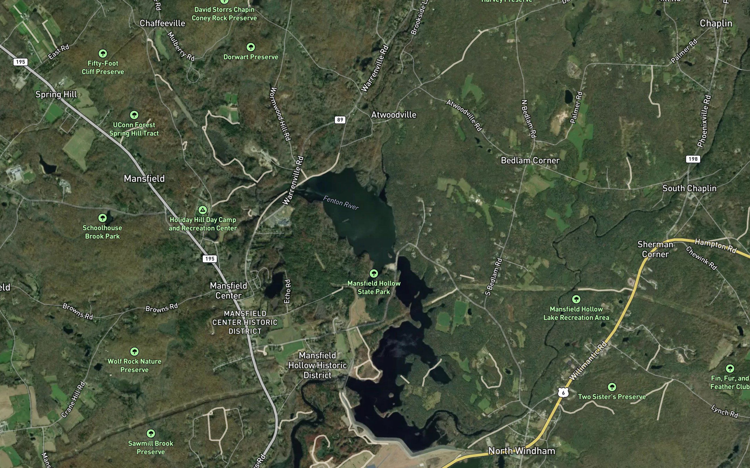 Mansfield Hollow Lake