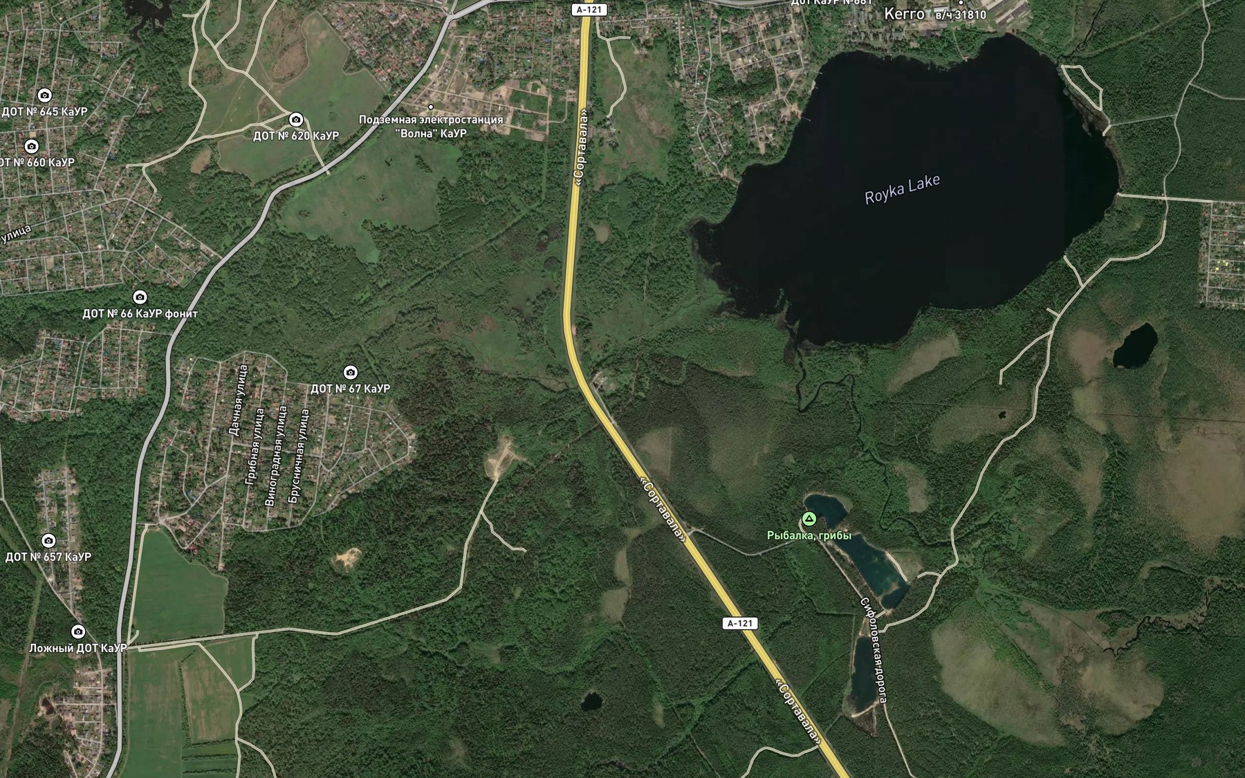 Satellite map of the Yatki